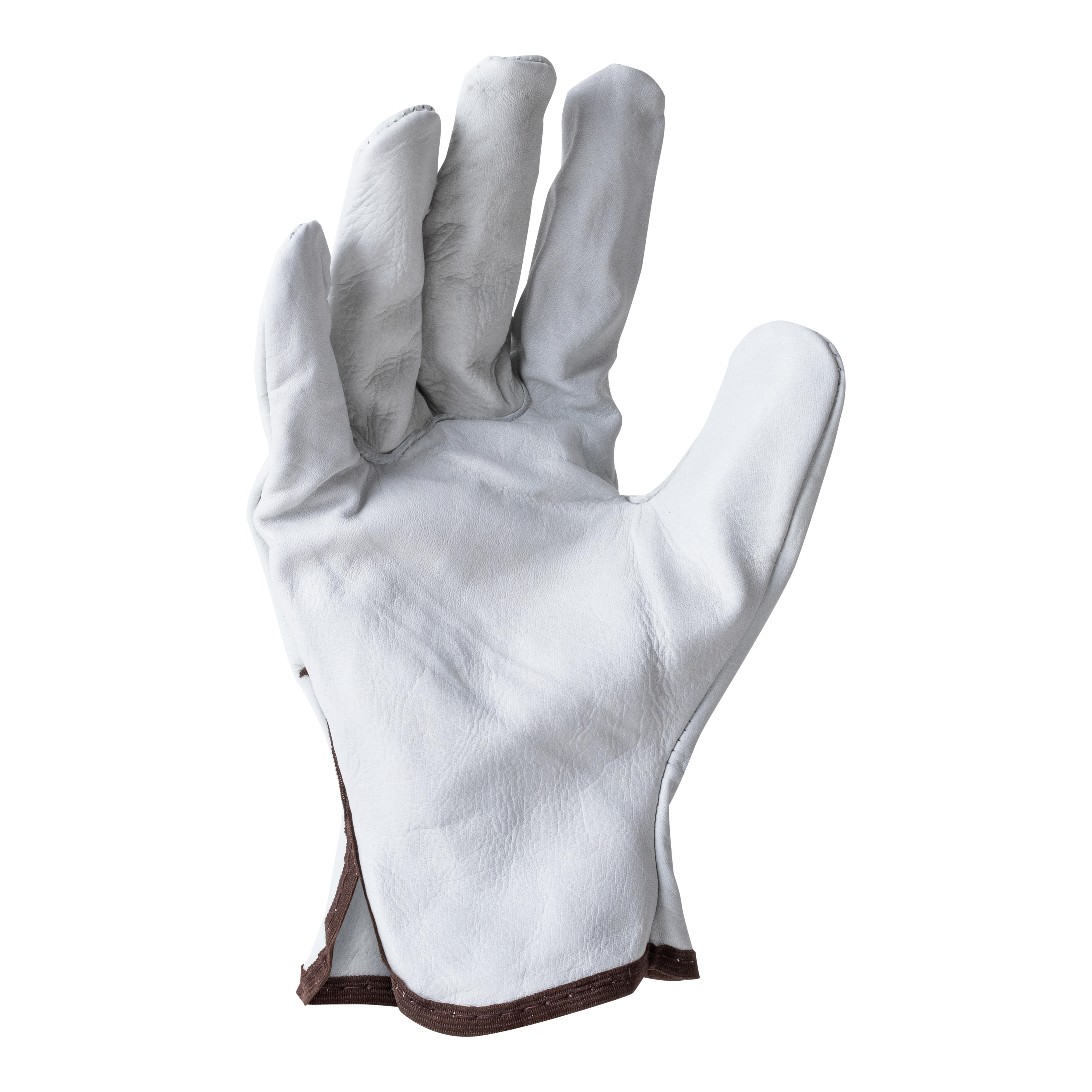 GUANTE CUERO FLOR  BLANCO TALLA 9 JUBA  BNPS1LT  - 3