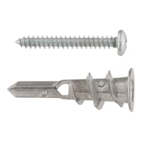 TACO METÁLICO PARA PLACA CARTÓN YESO DIÁMETRO 12MM LONGITUD 35MM NOUTAC 10UDS - 1