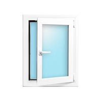 VENTANA ALUMINIO OSCILOBATIENTE BLANCA 60x80CM - 2