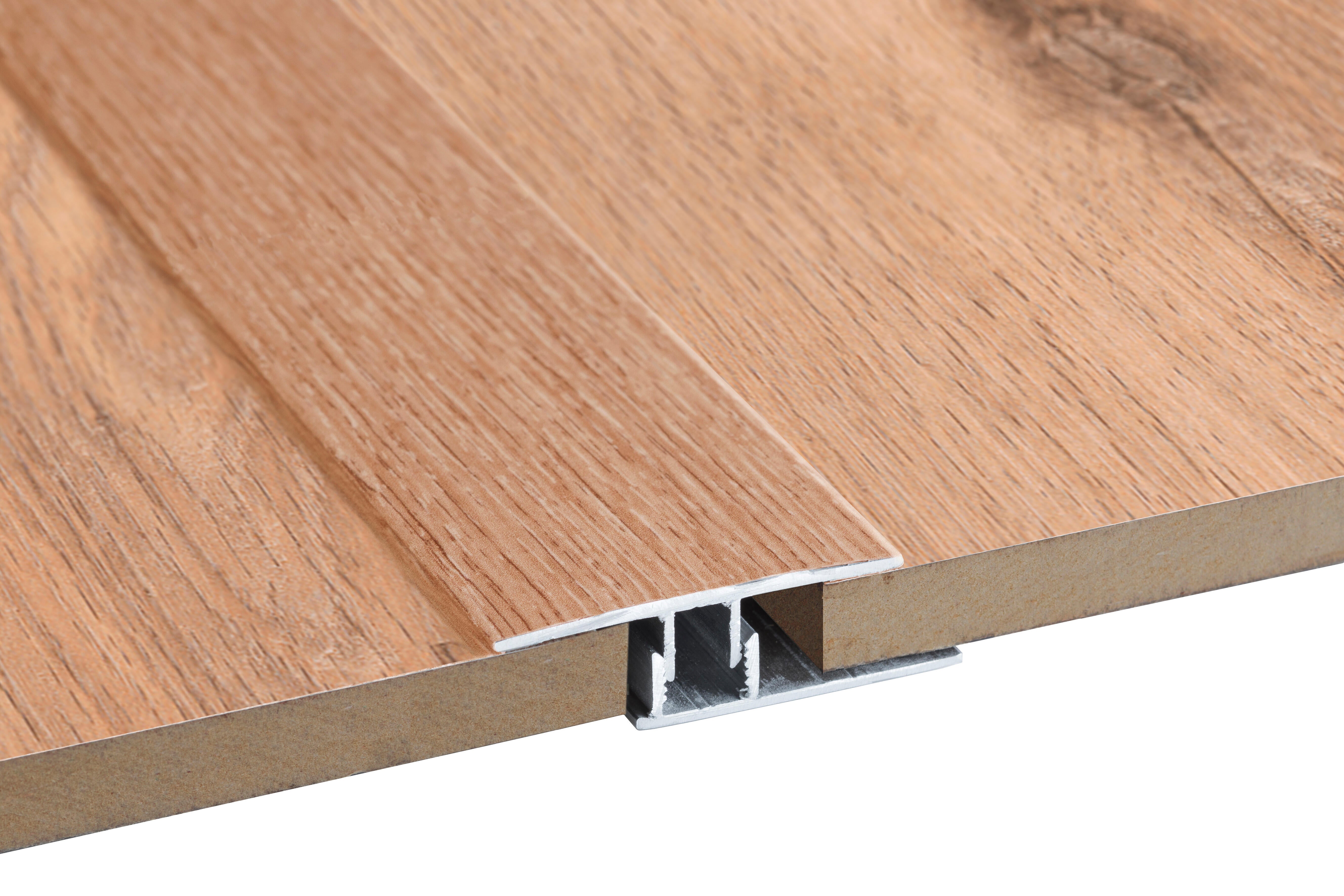 PERFIL TRANSICIÓN DE ALUMINIO APOLO/ROBLE KHAKI/CUEVAS 240CM - 2