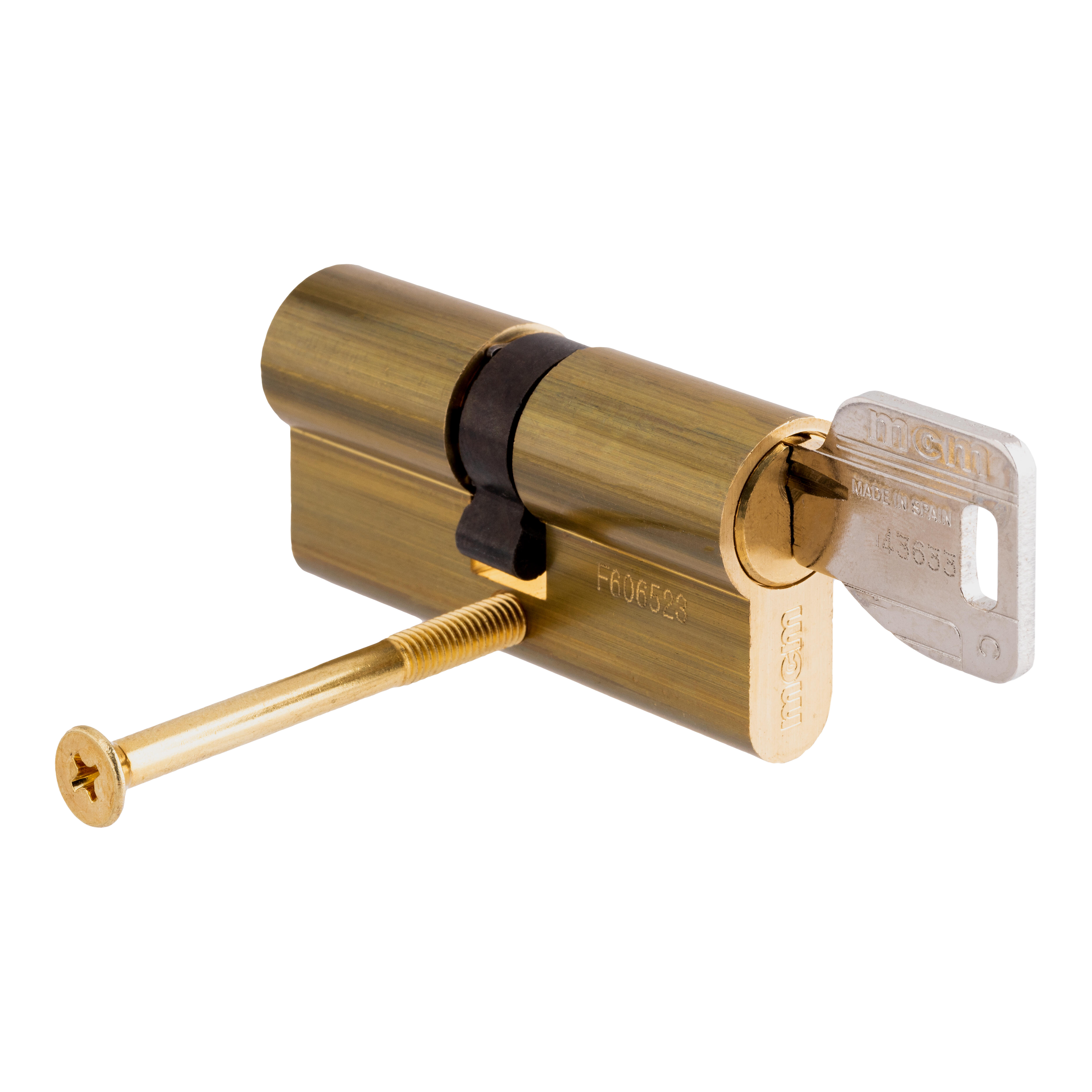 CILINDRO BOMBIN 30 X 30  MM. SERRETA LEVA 14  MM. LATON MCM - 3