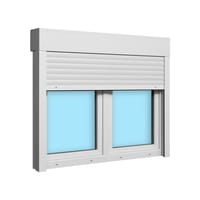 VENTANA PVC OSCILOBATIENTE CON PERSIANA BLANCA 140X118CM - 3