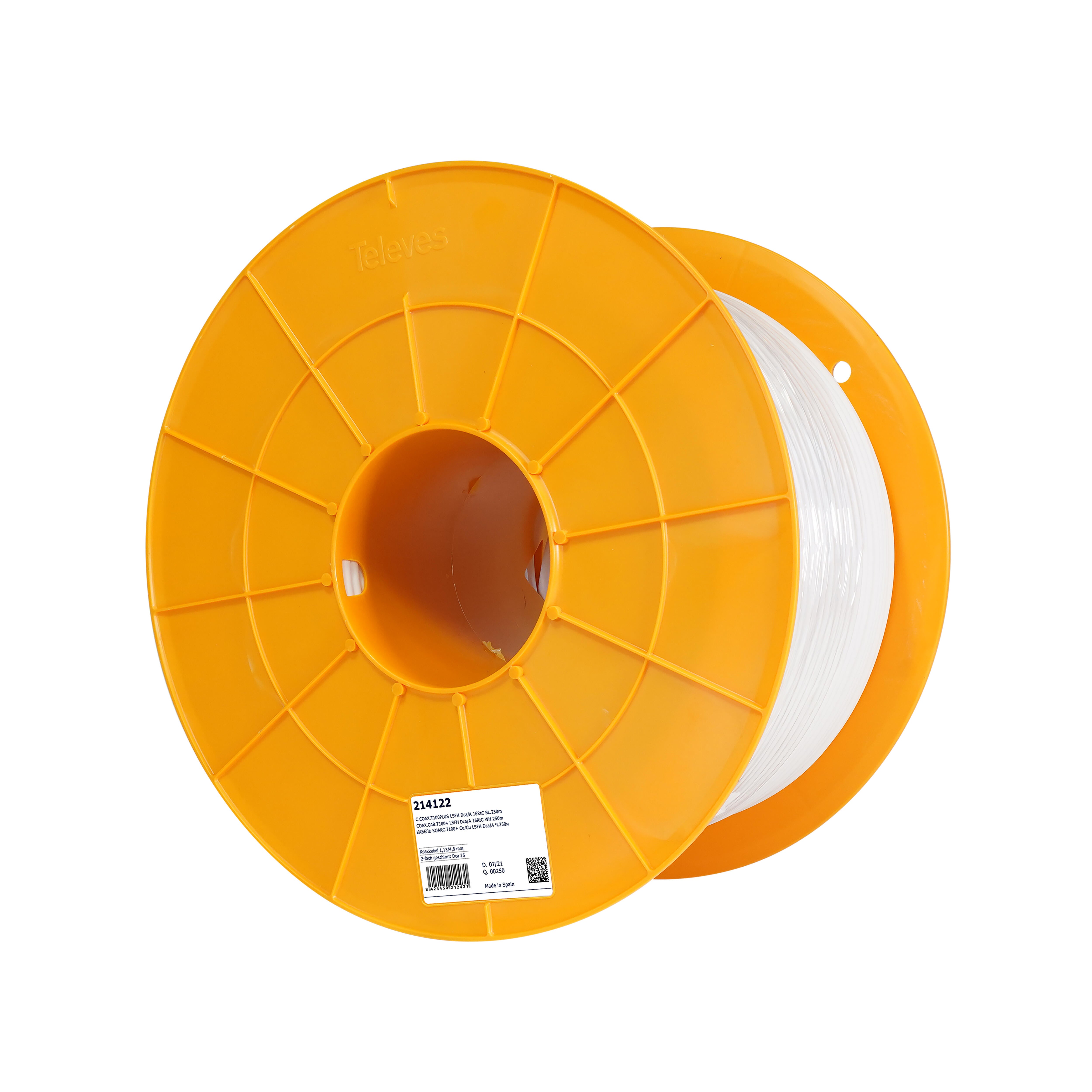 CABLE COAXIAL T100P DCA BLANCO METRO LINEAL - 2