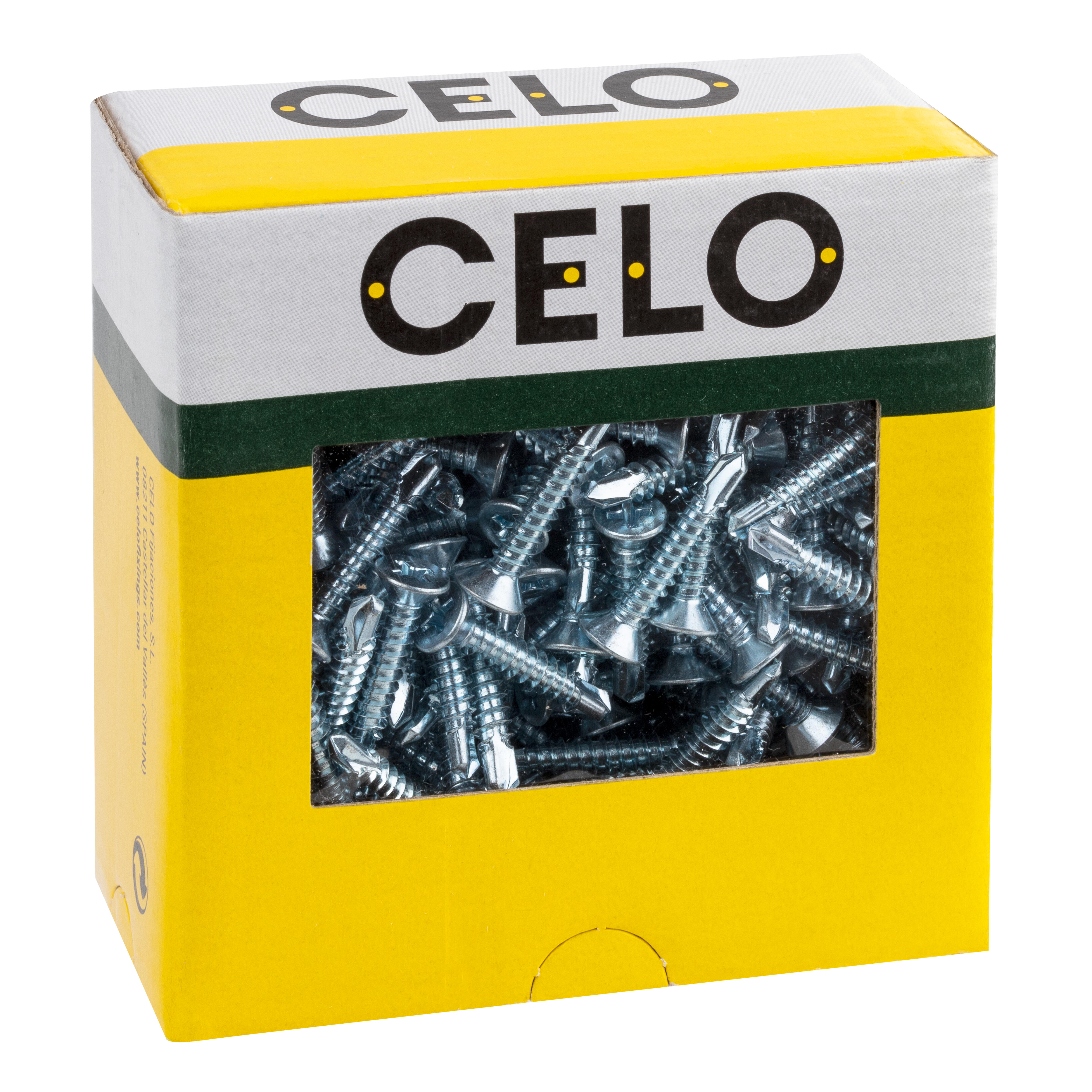 TORNILLOS ROSCA CHAPA PARA METAL CINCADOS 4,2X25MM. 250UDS - 2