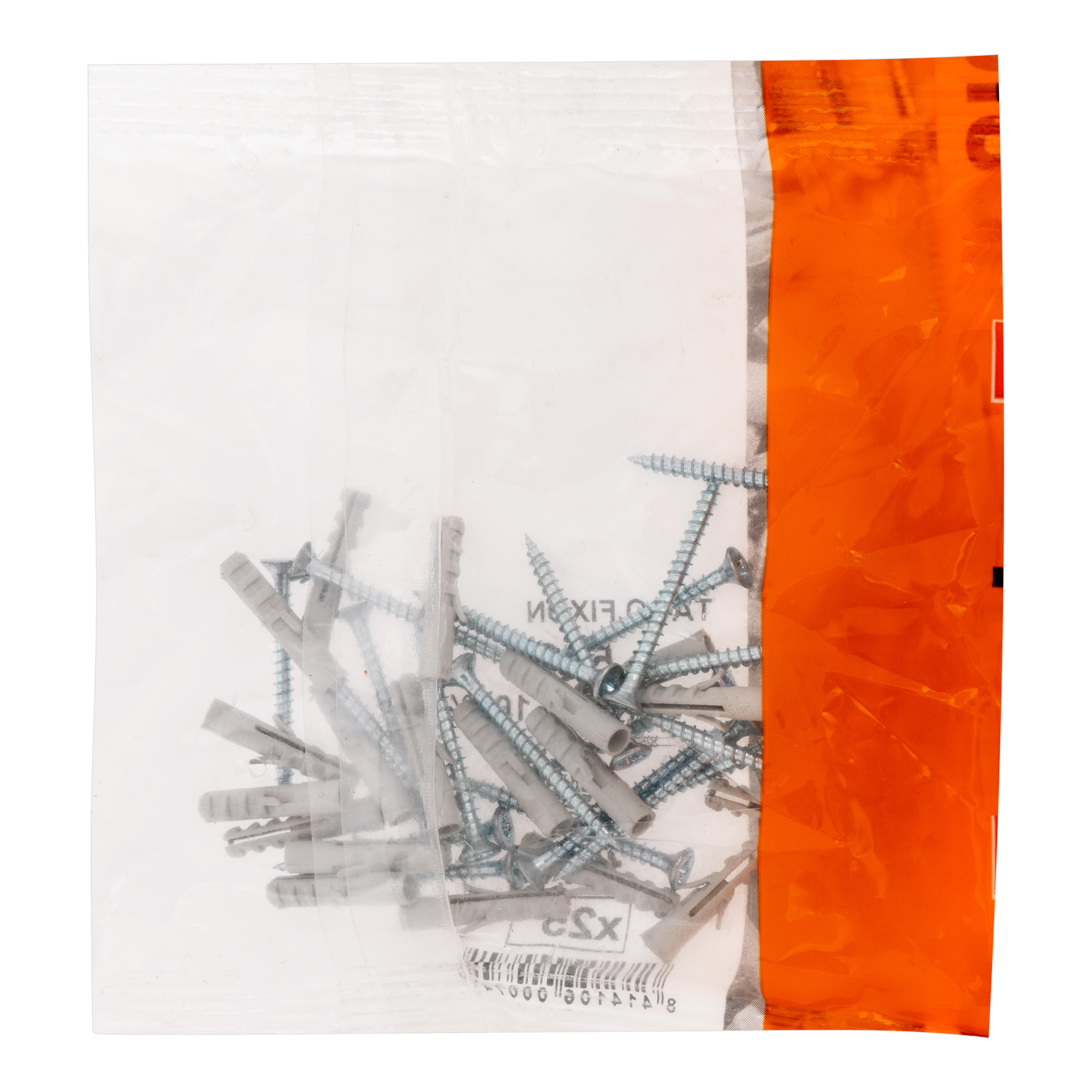 TACO UNIVERSAL DE NYLON DIÁMETRO 5MM LONGITUD 40MM  CON TIRAFONDO NOUTAC 25UDS - 3