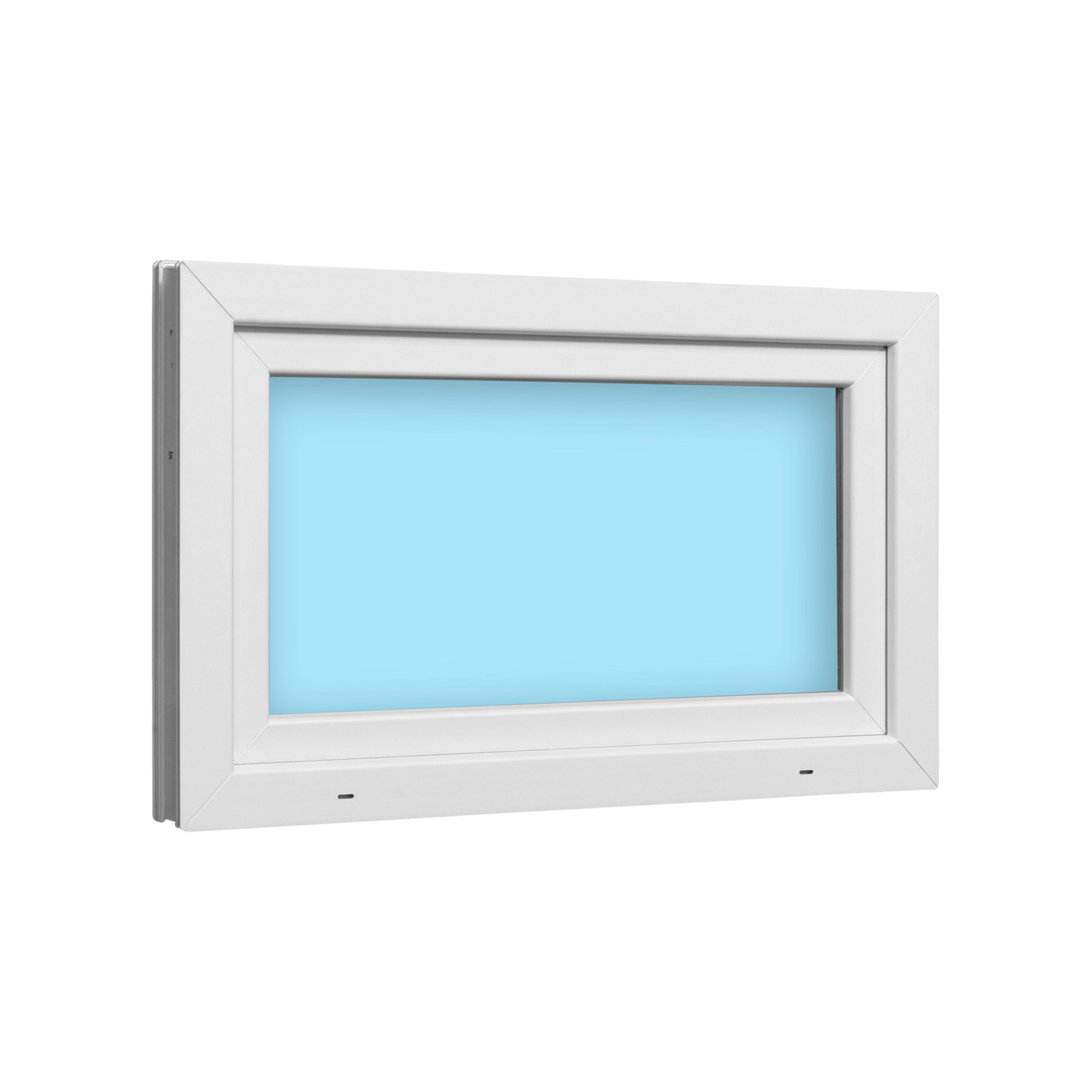 VENTANA PVC OSCILOBATIENTE BLANCA 100X60CM - 2