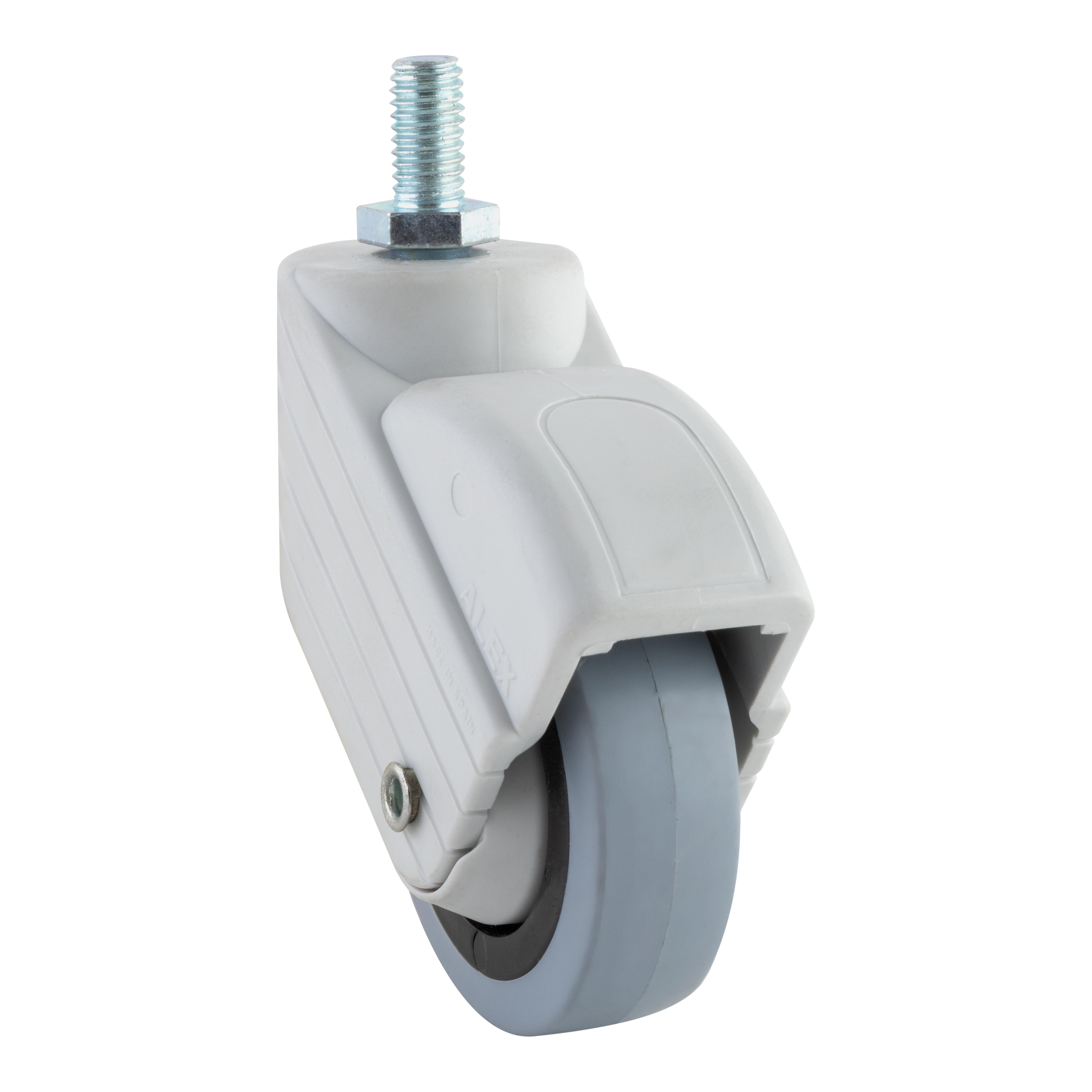 RUEDA EJE ESPIGA M 8 GOMA  50 MM. RUEDAS ALEX - 2