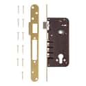 CERRADURA SEGURIDAD EMBUTIR PUERTA DE MADERA 50 MM LATONADA 8912 YALE - 2