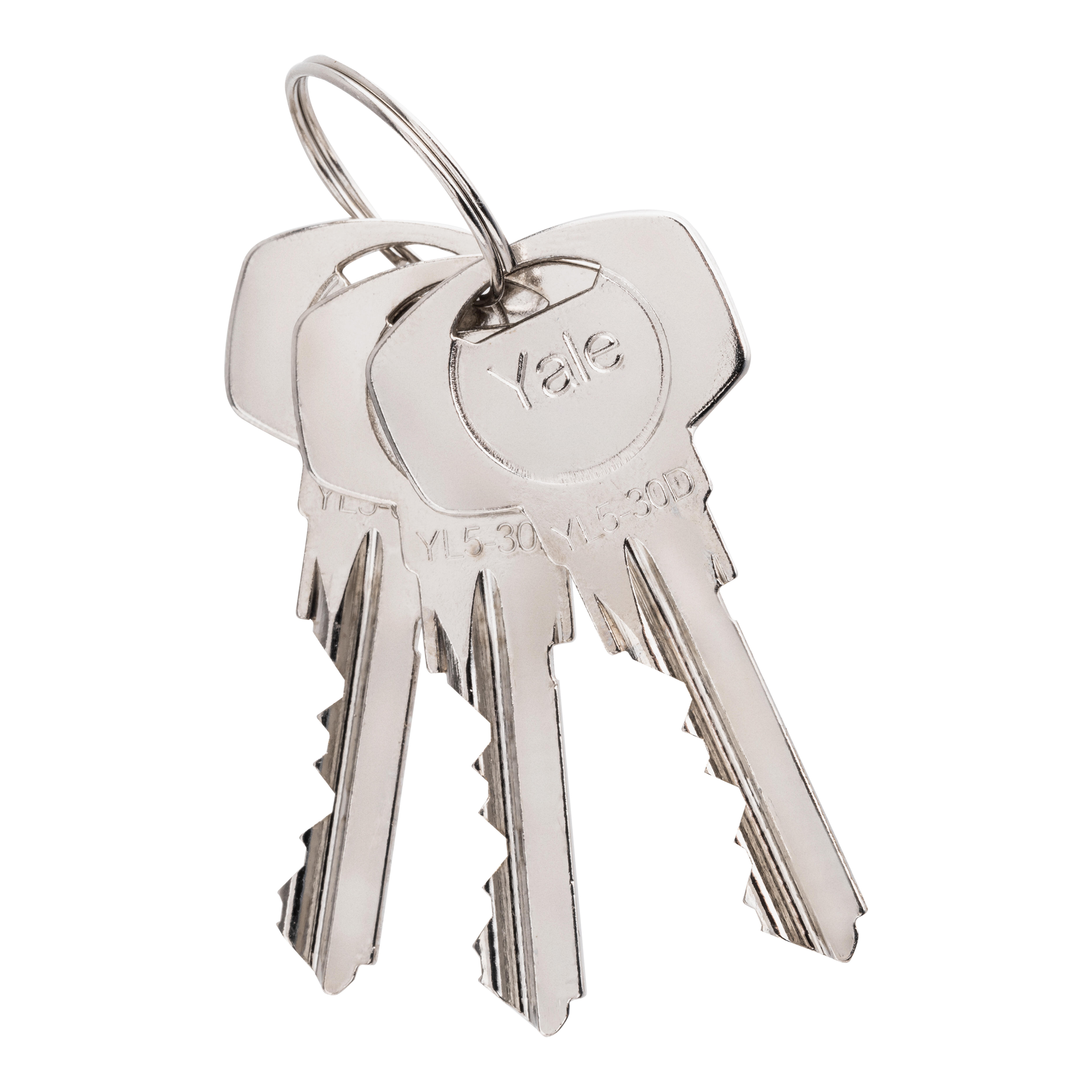 2 BOMBÍN CERRADURA 30X30MM MISMA  LLAVE 3 LLAVES YALE - 6