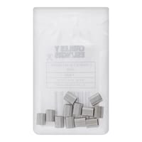 CASQUILLOS MANGUITOS ALUMINIO PARA CABLE 3 MM. 12 UDS - 2