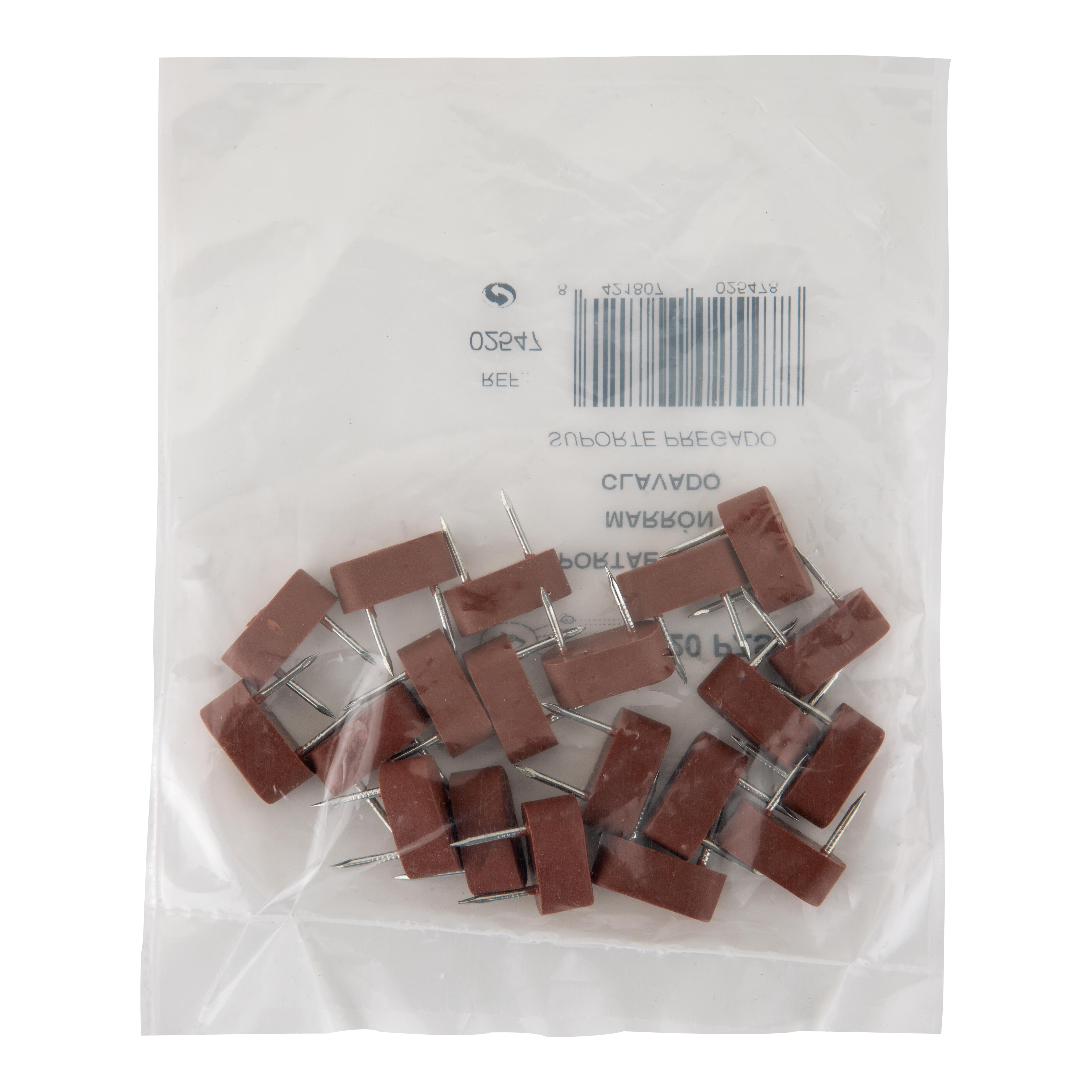 PORTAESTANTES DE CLAVAR MARRON . 20 UDS - 2
