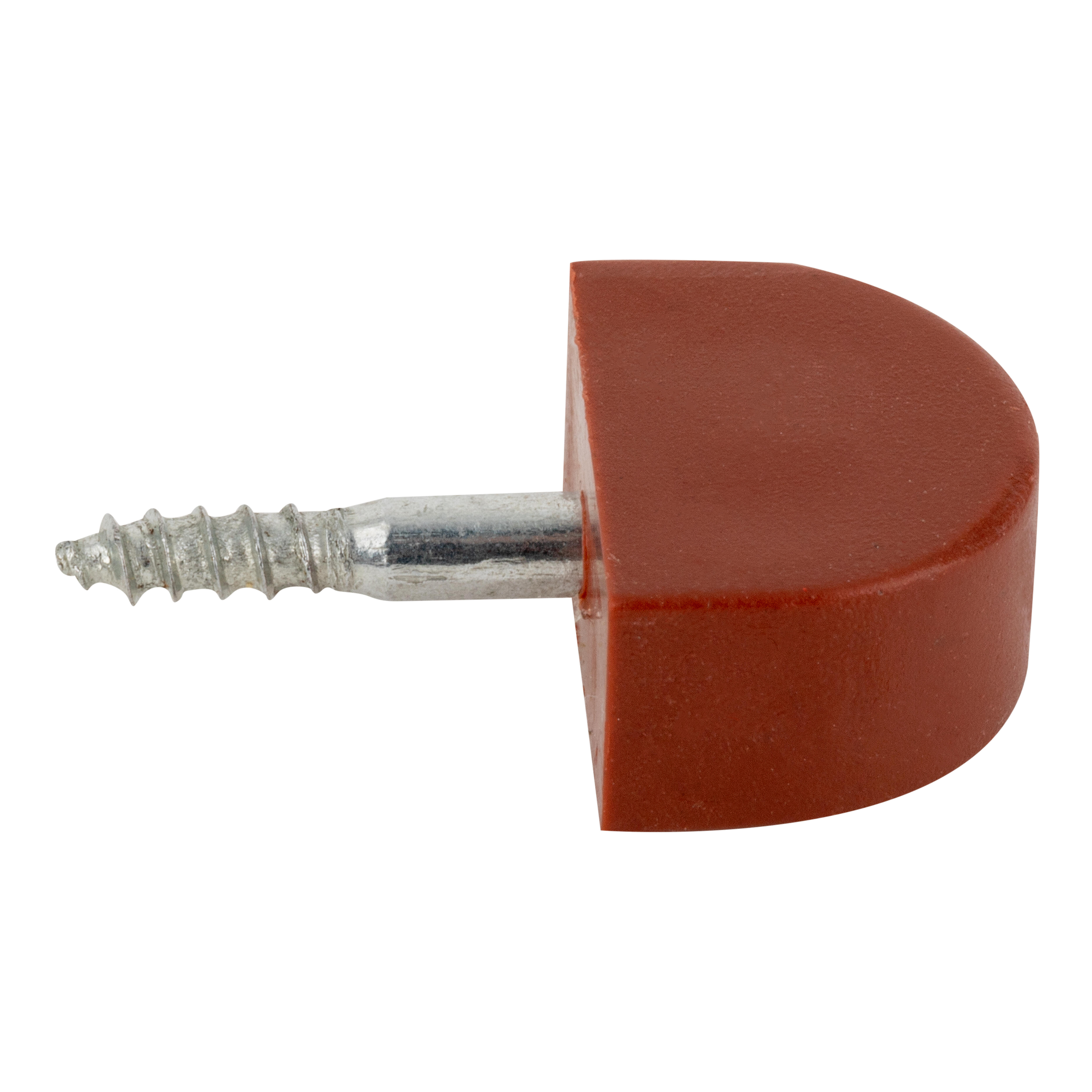 PORTAESTANTE SEMICIRCULAR DE ATORNILLAR 13 MM MARRON . 20 UDS - 2