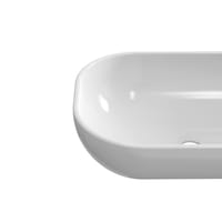 LAVABO SOBREPONER OVALADO BLANCO BRILLO - 2