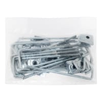 GANCHO PARA SUJECIÓN CUBIERTAS METÁLICA 170X44MM 20UDS - 2