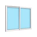 VENTANA ALUMINIO CORREDERA BLANCA 150X120CM - 3