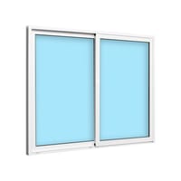 VENTANA ALUMINIO CORREDERA BLANCA 150X120CM - 3