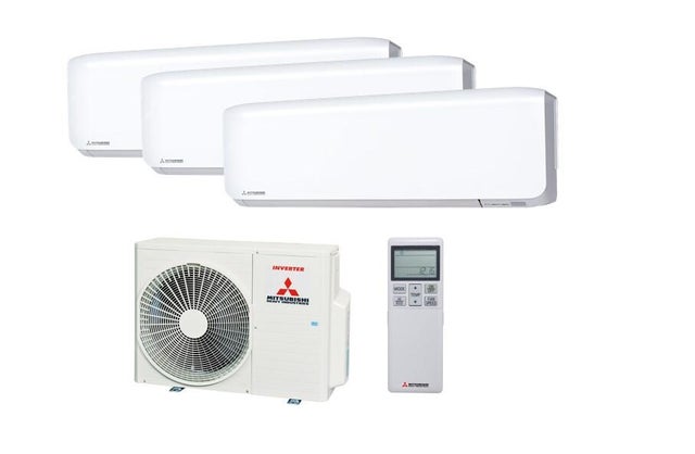 AIRE ACONDICIONADO MULTISPLIT 2X1800+3000 FRIGORIAS MITSUBISHI