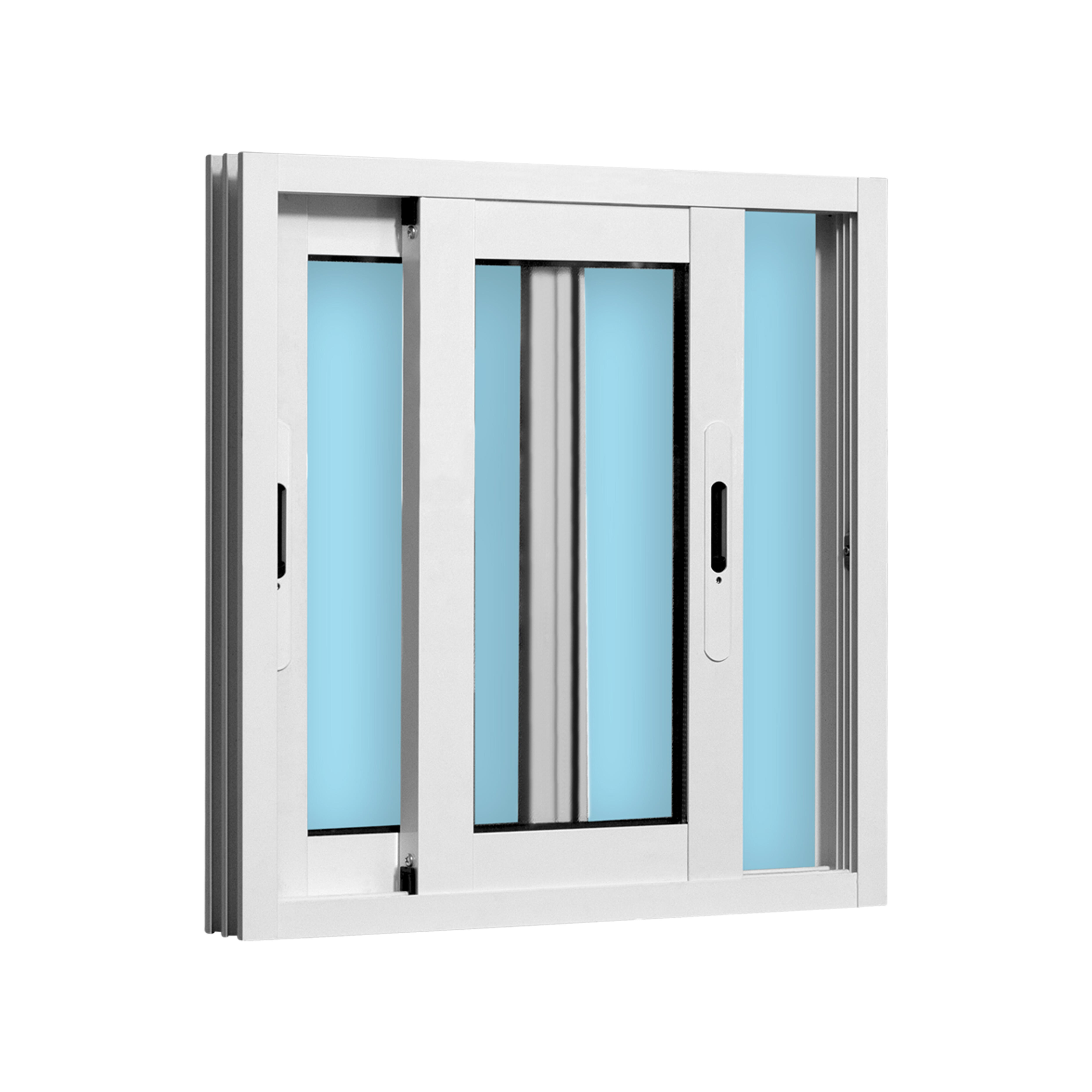 VENTANA ALUMINIO CORREDERA BLANCA 60X60CM - 2