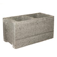 BLOQUE DE HORMIGÓN GRIS 39X19X19 CM - 2