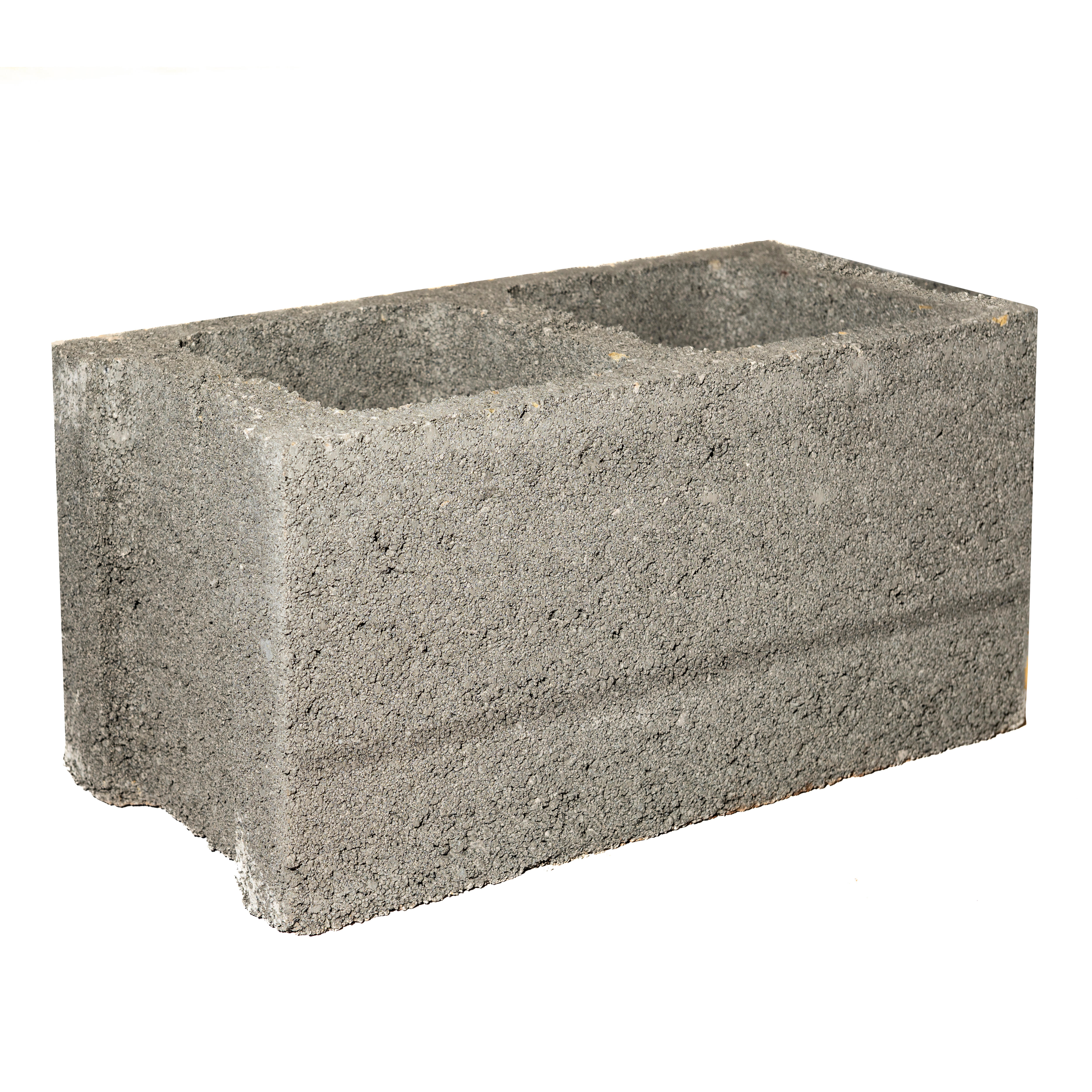 BLOQUE DE HORMIGÓN GRIS 39X19X19 CM - 2