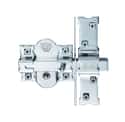 CERROJO PUERTA DE SEGURIDAD ANTIBUMPING INTERIOR Y EXTERIOR NIQUELADO 5 LLAVES FAC - 4