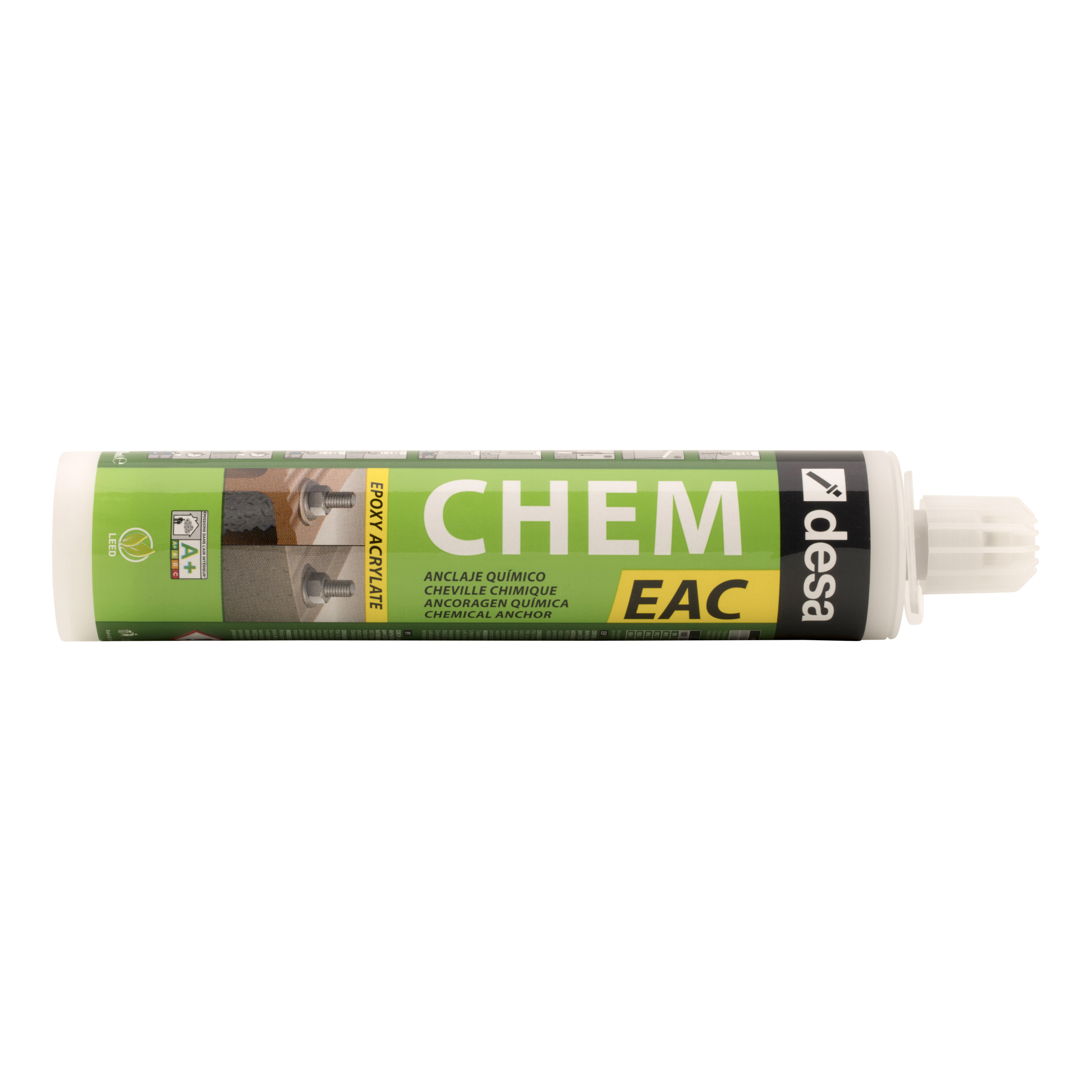 ANCLAJE QUIMICO EPOXI CHEM EAC 410 ML DESA - 2