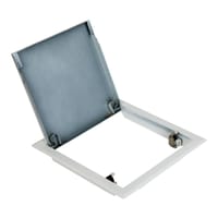 TRAMPILLA METÁLICA BLANCA CLIC 20X20 CM - 3