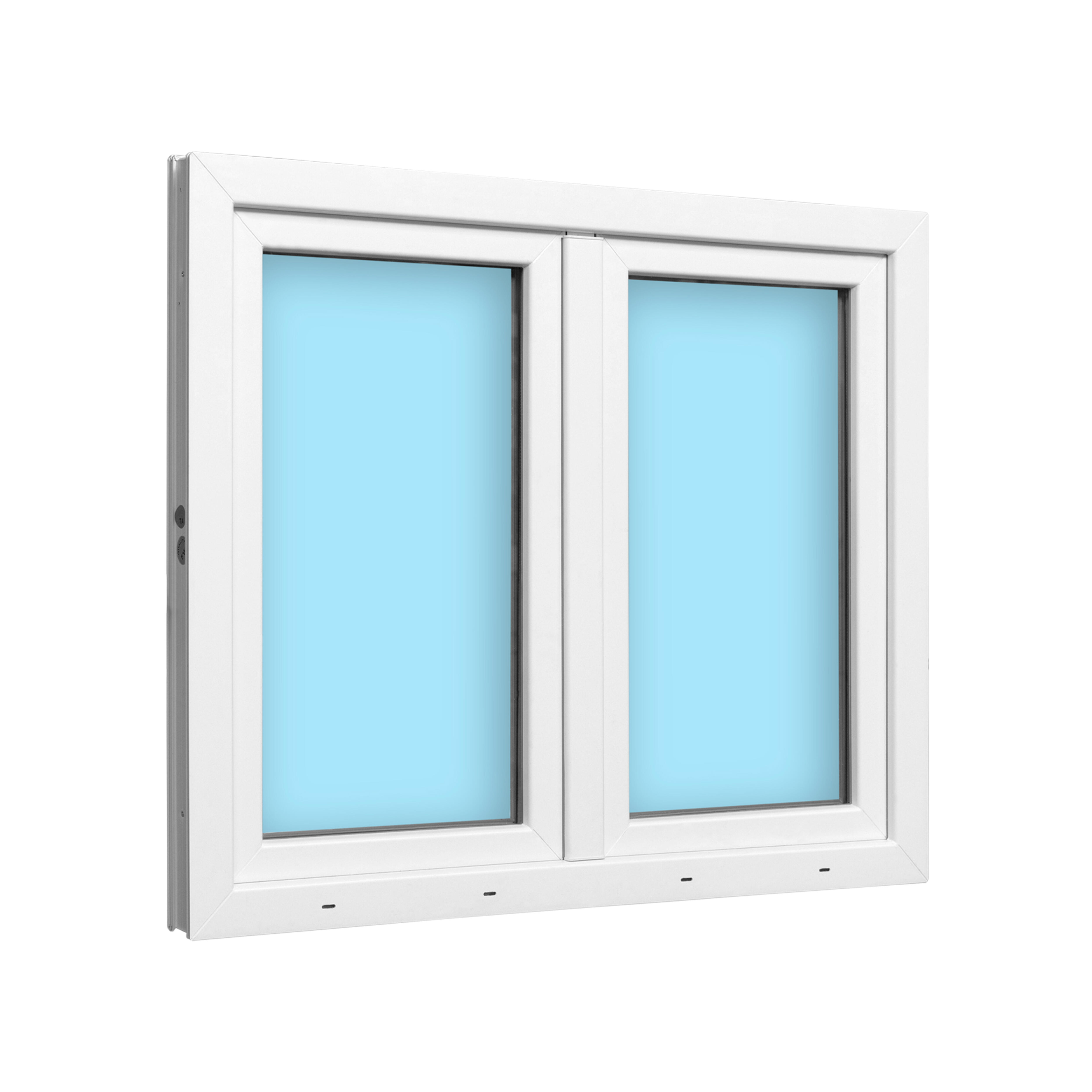 VENTANA PVC OSCILOBATIENTE BLANCA 120X100CM - 3
