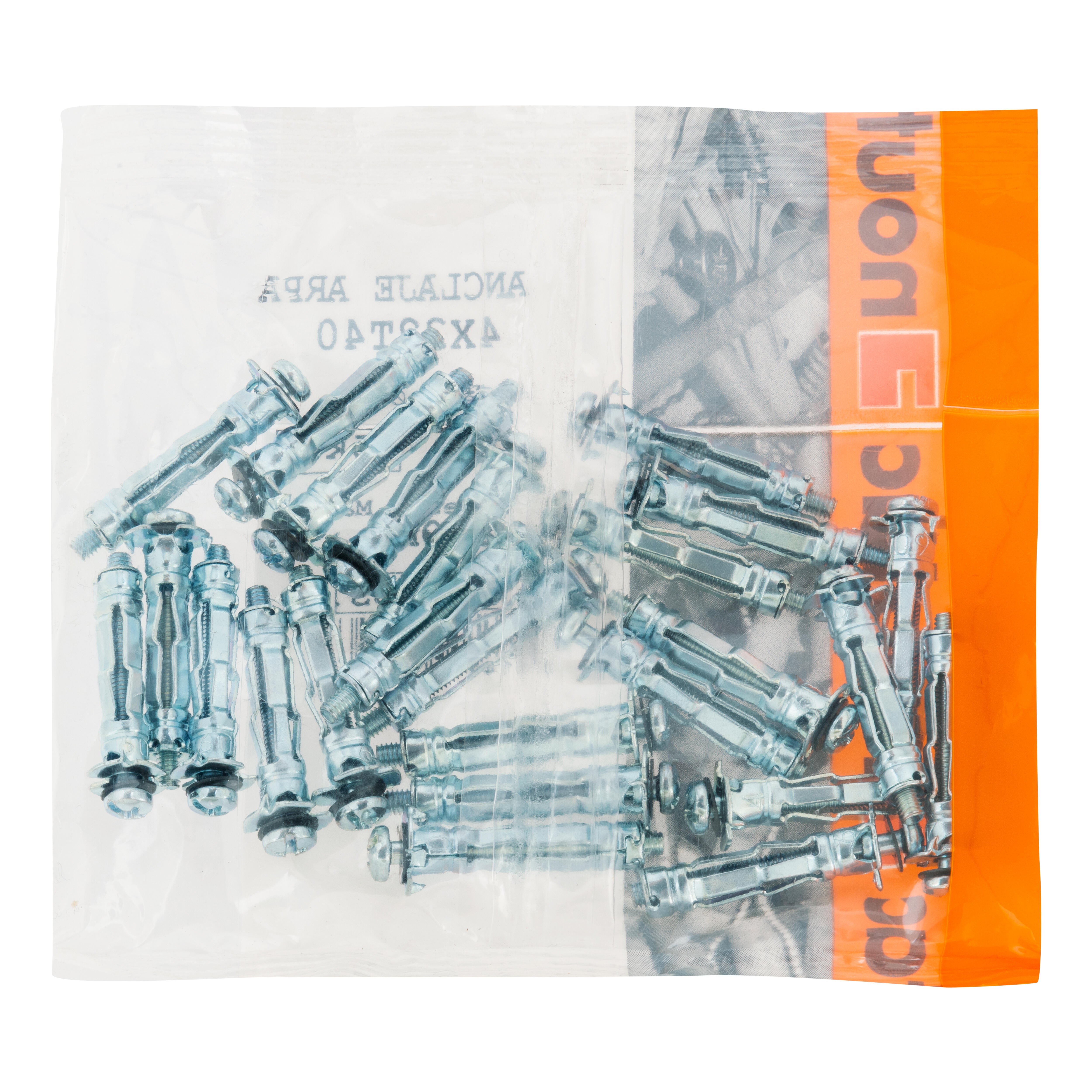 TACO METALICO ANCLAJES ARPA PARA MATERIAL HUECO 4 X 32  MM. 25 UDS - 2