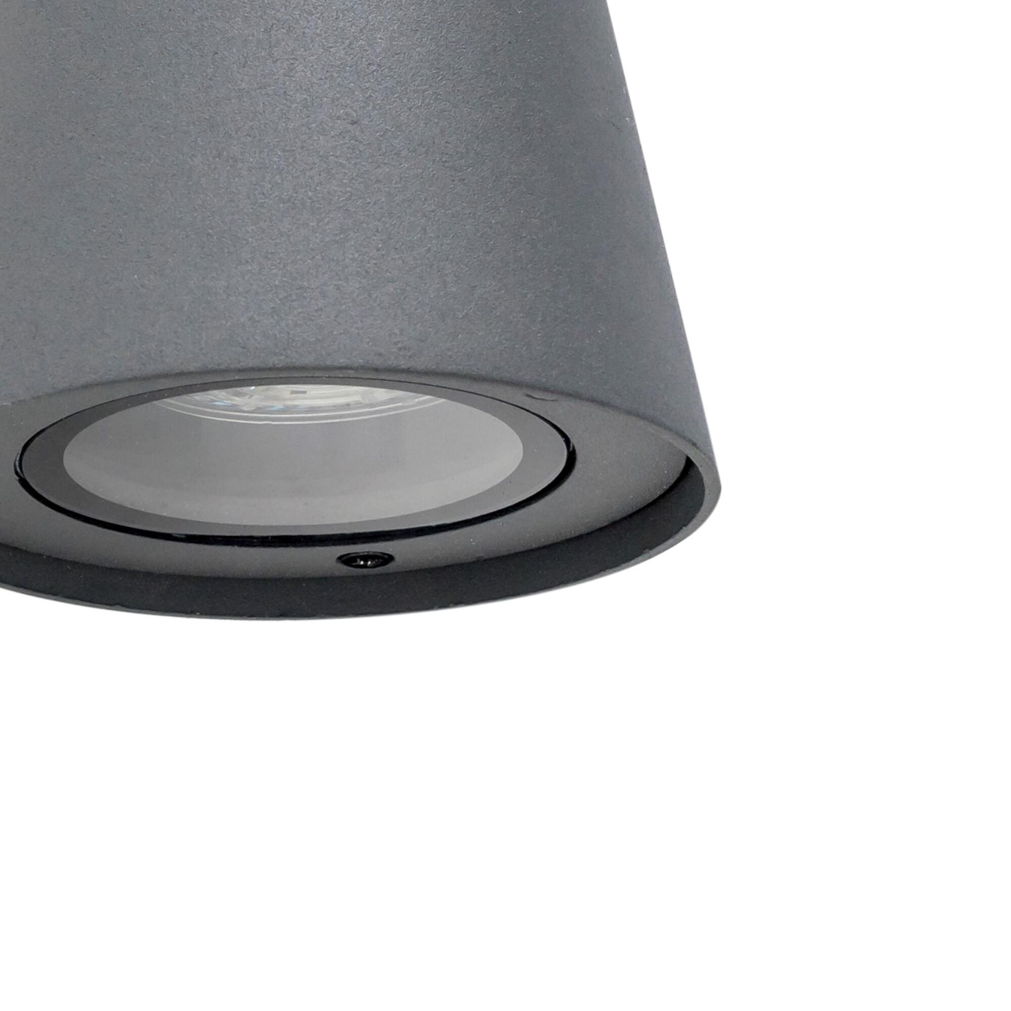 APLIQUE CONE NEGRO IP44 GU10 8W  - 2