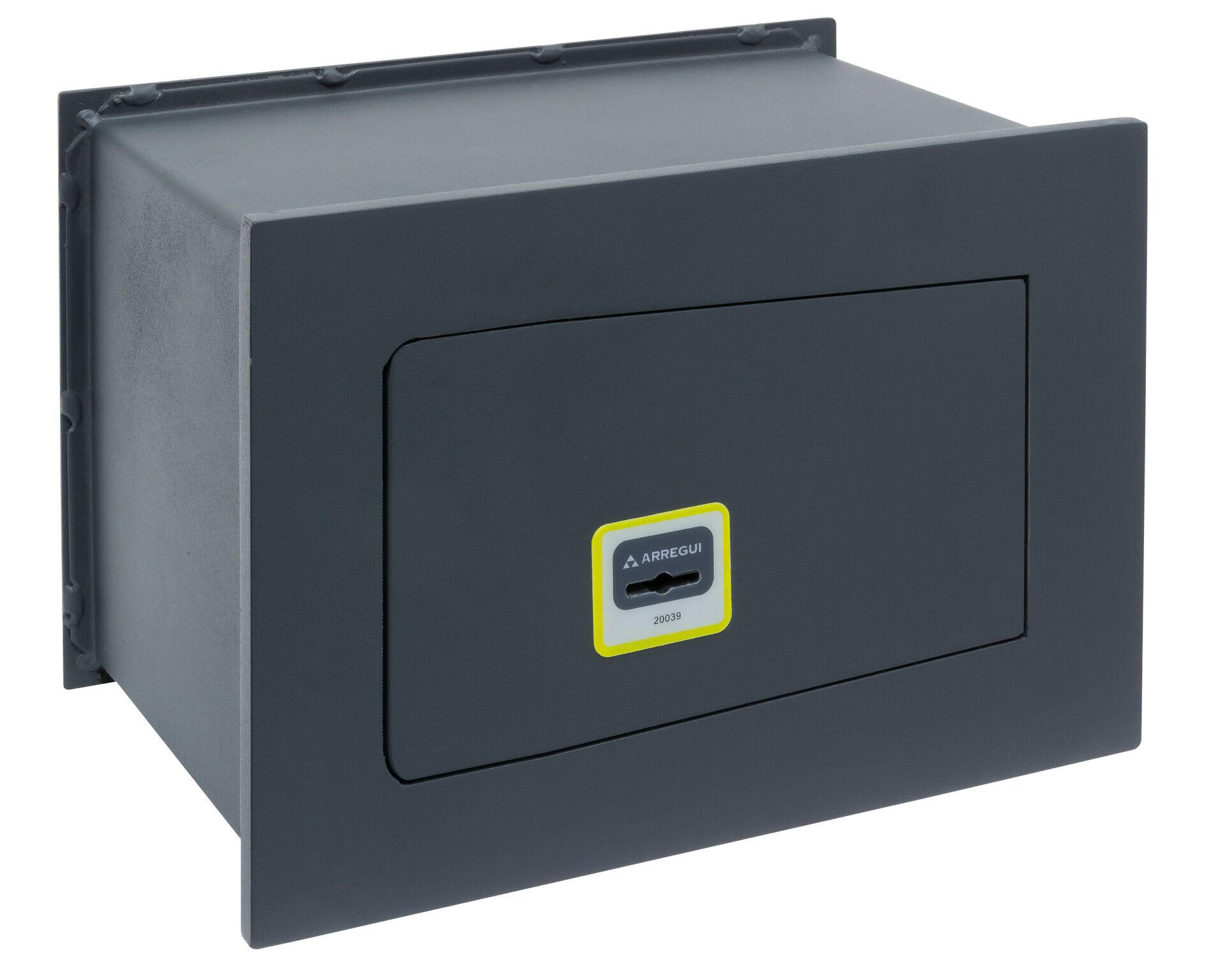 CAJA FUERTE SOLO LLAVE DE APERTURA CON LLAVE EMPOTRADA DE TAMAÑO PEQUEÑO 7L ARREGUI - 2
