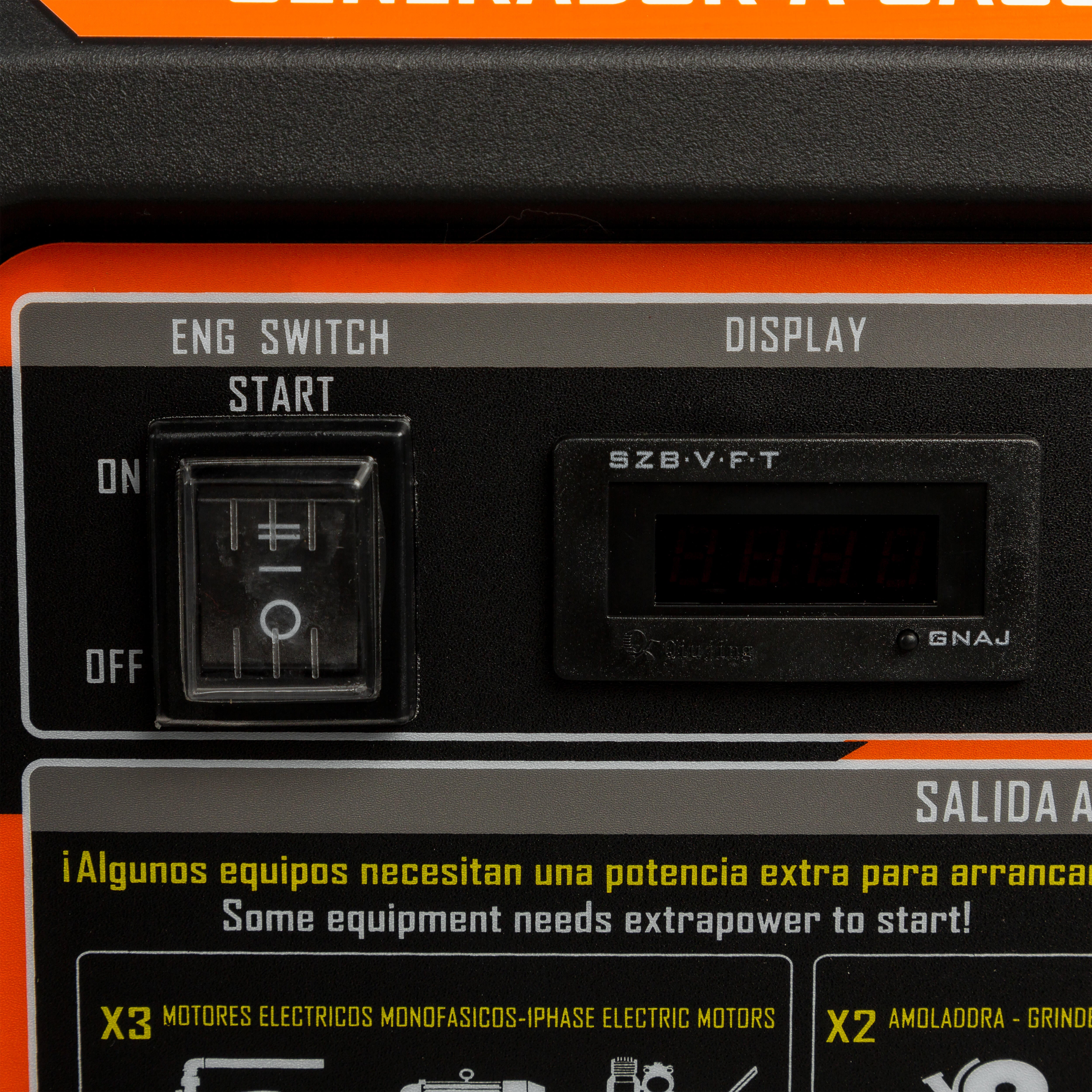 GENERADOR ELÉCTRICO GASOLINA 3300W GENERGY TURBO 3300E - 6