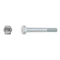 TORNILLOS MÉTRICOS HEXAGONALES PARA METAL CINCADOS 10X80MM. 50UDS - 2