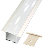PERFIL TIRA LED DE EMPOTRAR ALTO ALUMINIO 36X27MM 2M - 2