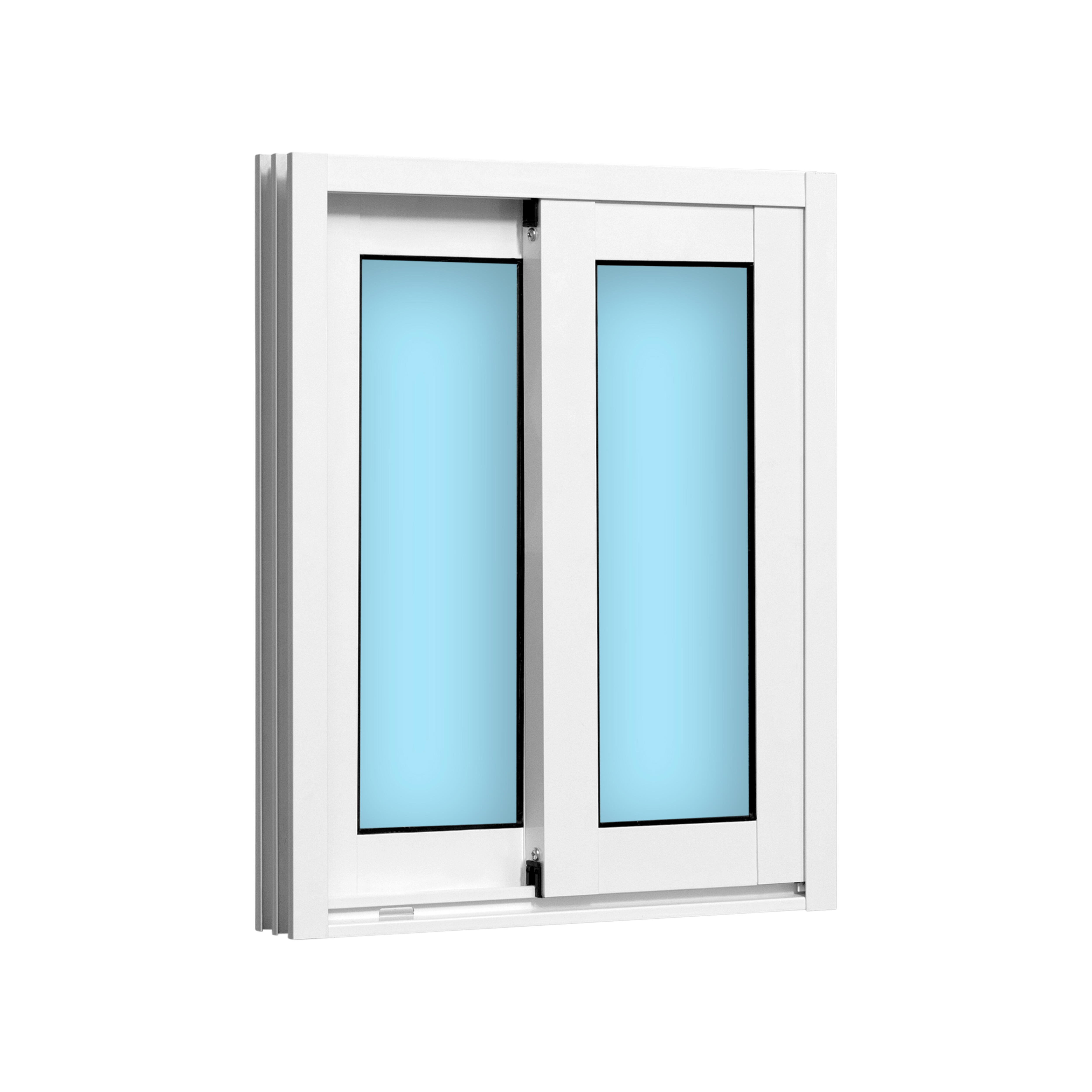 VENTANA ALUMINIO CORREDERA BLANCA 50X60CM - 3