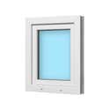 VENTANA PVC OSCILOBATIENTE BLANCA 60X70CM IZQUIERDA - 2
