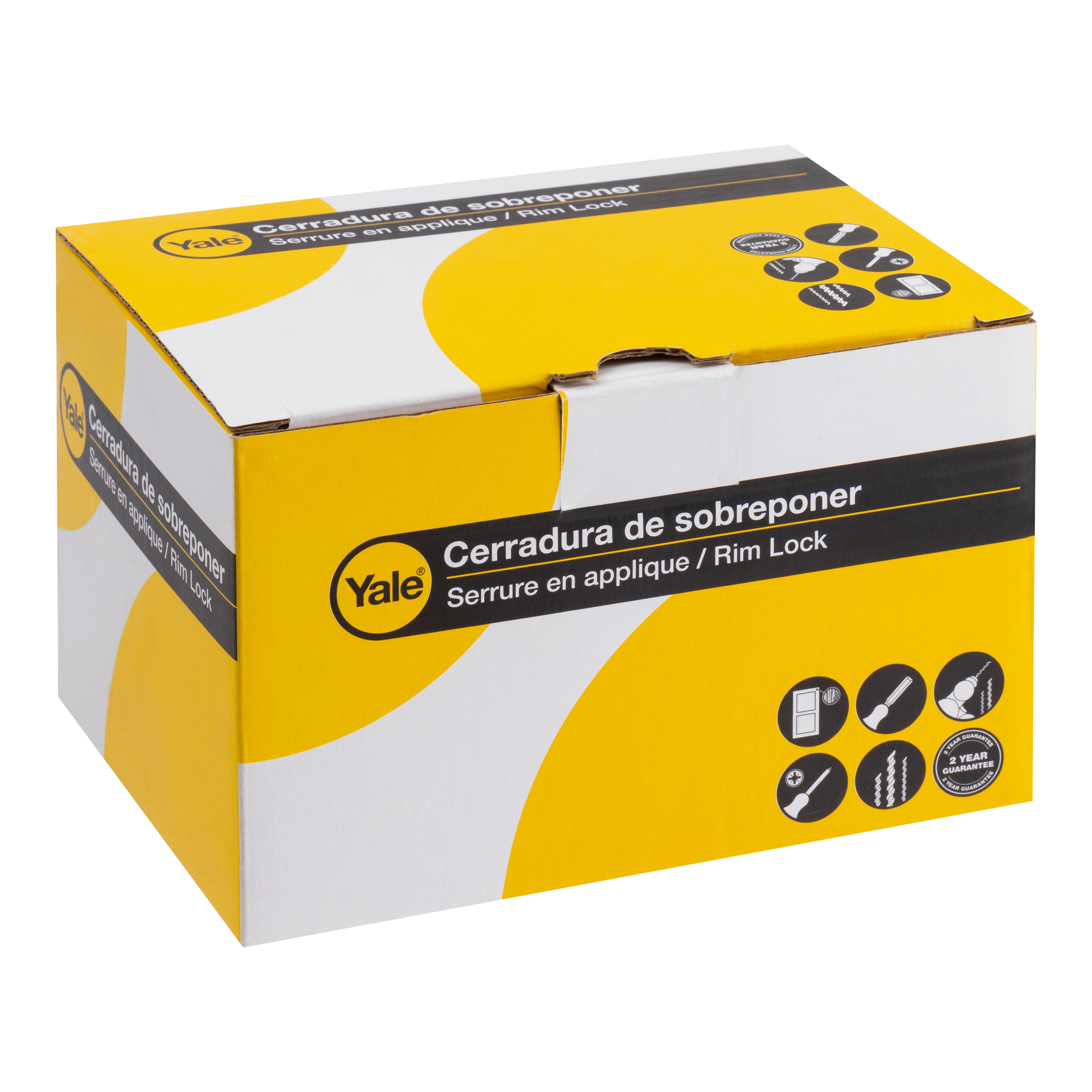 CERRADURA SOBREPONER 70  MM. PINTADA 56 A DERECHA YALE - 3
