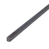 BARRA DE HIERRO FORJADO ESPIGA Y FLOR CENTRAL 14X14MM 1M - 6