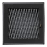 REJILLA REGISTRABLE PARA TUBO DE 120MM 15X15CM GRIS - 2