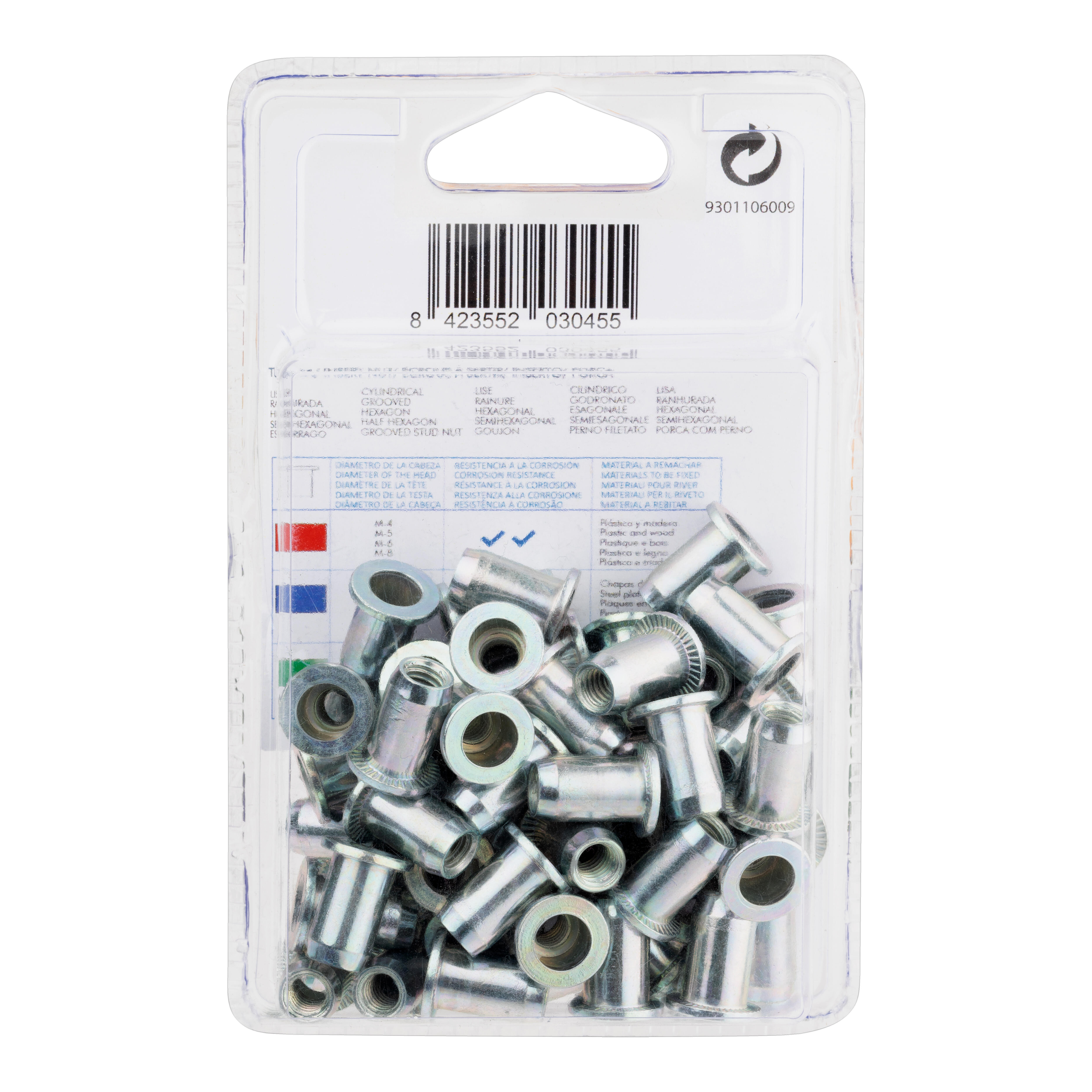 TUERCAS REMACHABLES ACE CAB ANC M6. 60  UDS BRALO - 3