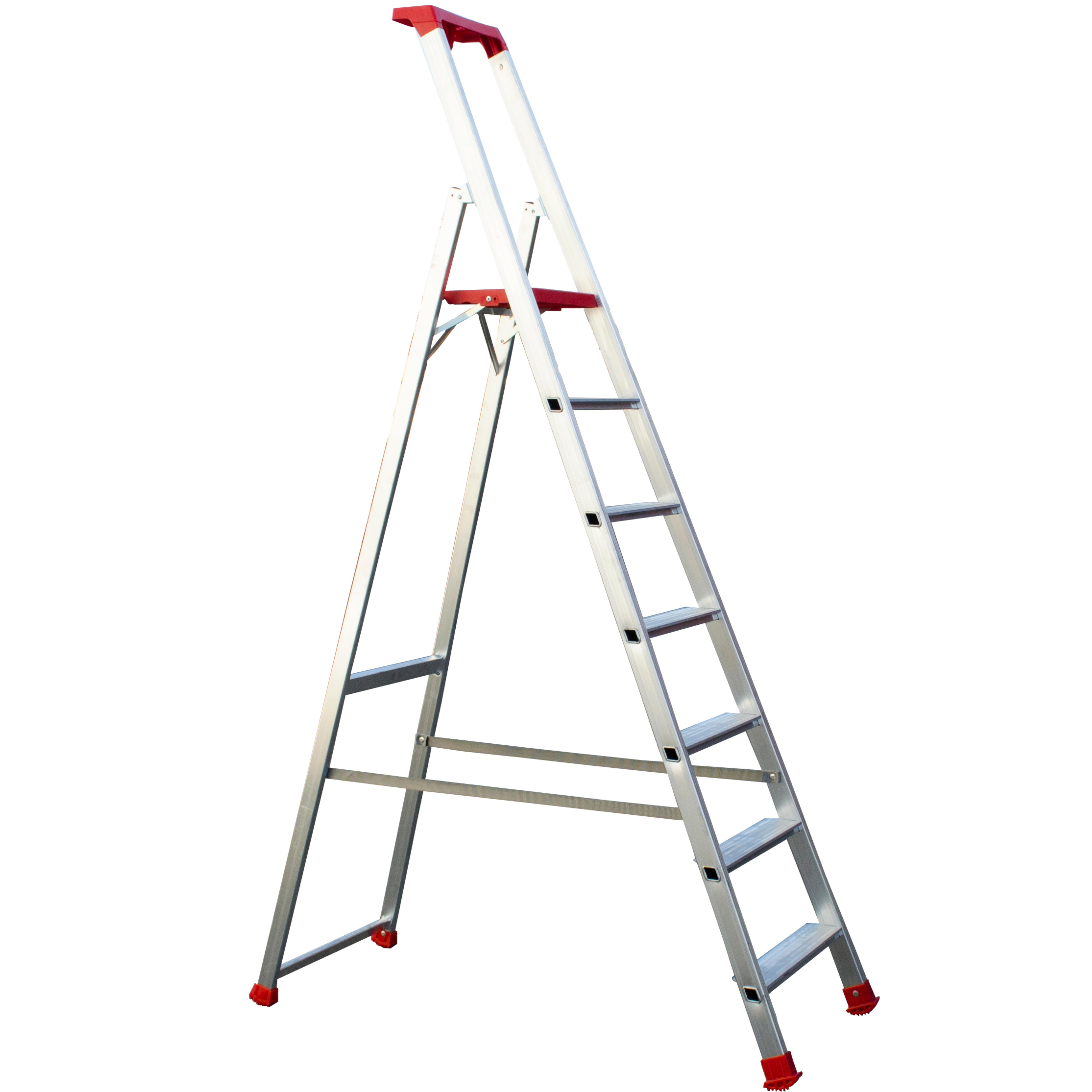 ESCALERA DOMÉSTICA DE ALUMINIO 7 PELDAÑOS  - 4