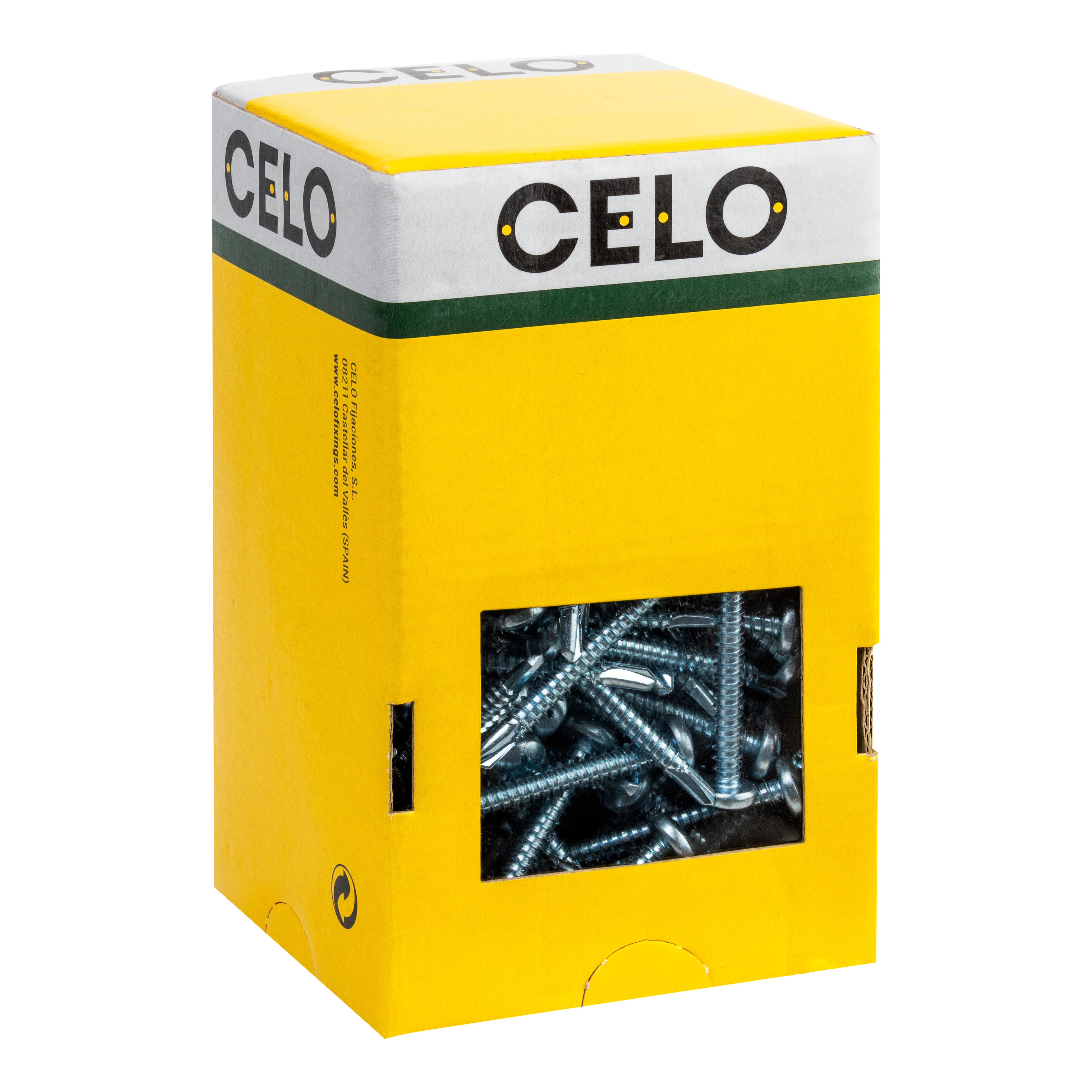 TORNILLOS PARA METAL ROSCA CHAPA CINCADOS 5,5X50MM. 250UDS - 2