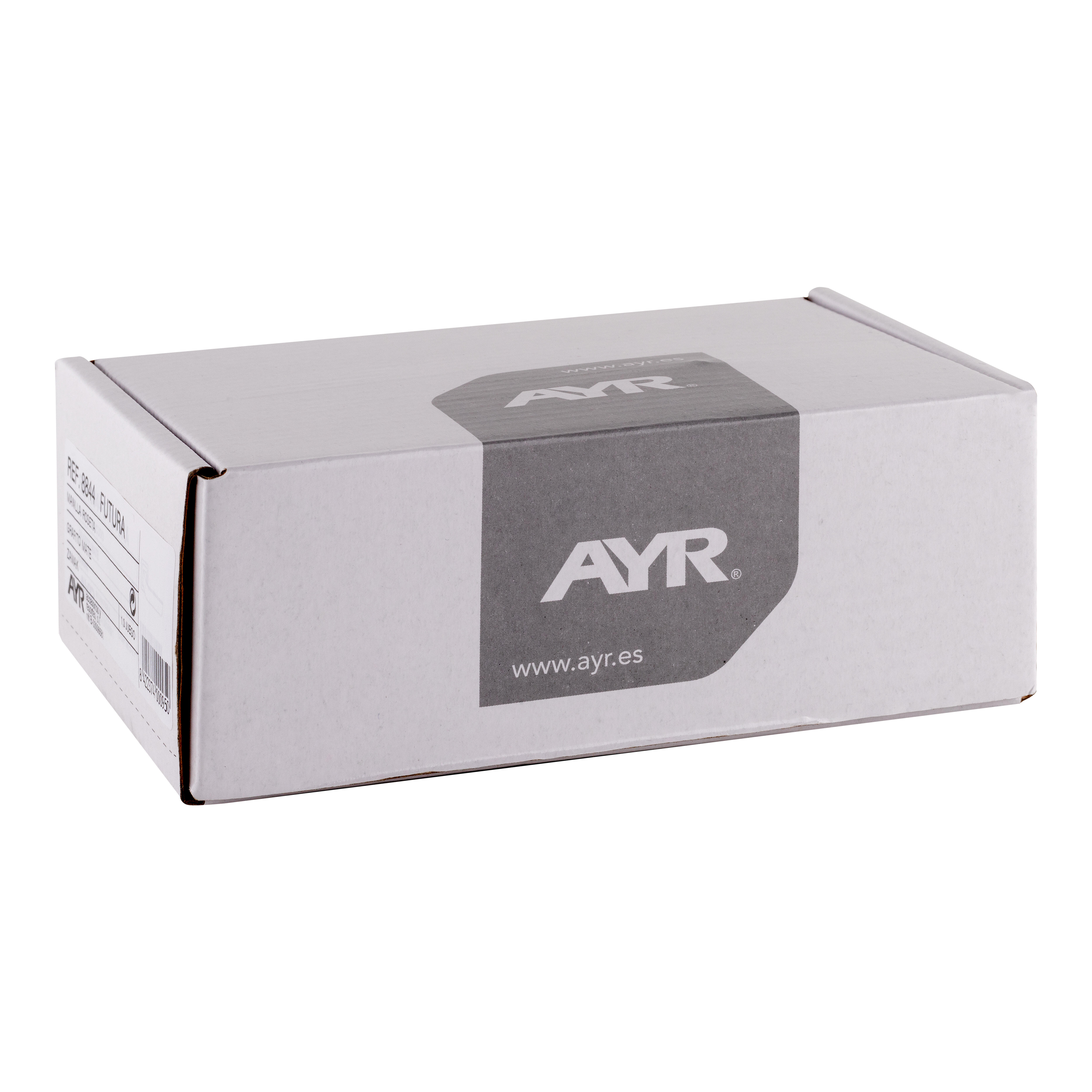 JUEGO DE MANILLA ROSETAS ZAMAK GRAFITO MATE 8844 - 4