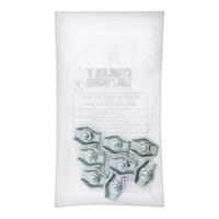 SUJETACABLE PLANOS SIMPLE GALVANIZADO 2 MM. 8 UDS - 3