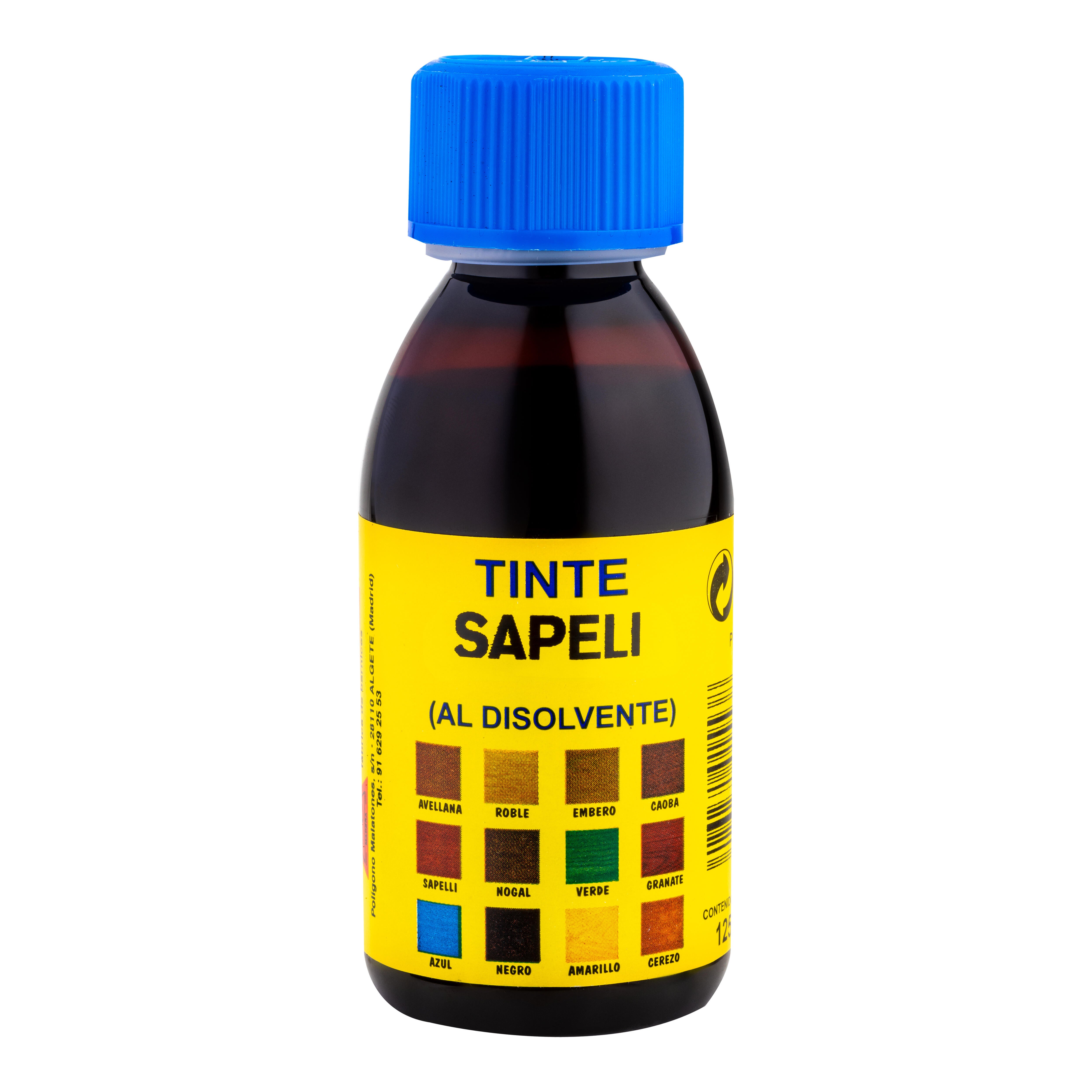 TINTE DISOLVENTE PARA  MADERA PROMADE 125ML SAPELLY - 2