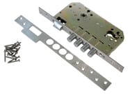 CERRADURA SEGURIDAD EMBUTIR PUERTA DE MADERA 50MM INOXIDABLE 100 AMIG - 2