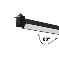 FOCO DE CARRIL LED MONOFÁSICO 24W NEGRO - 2