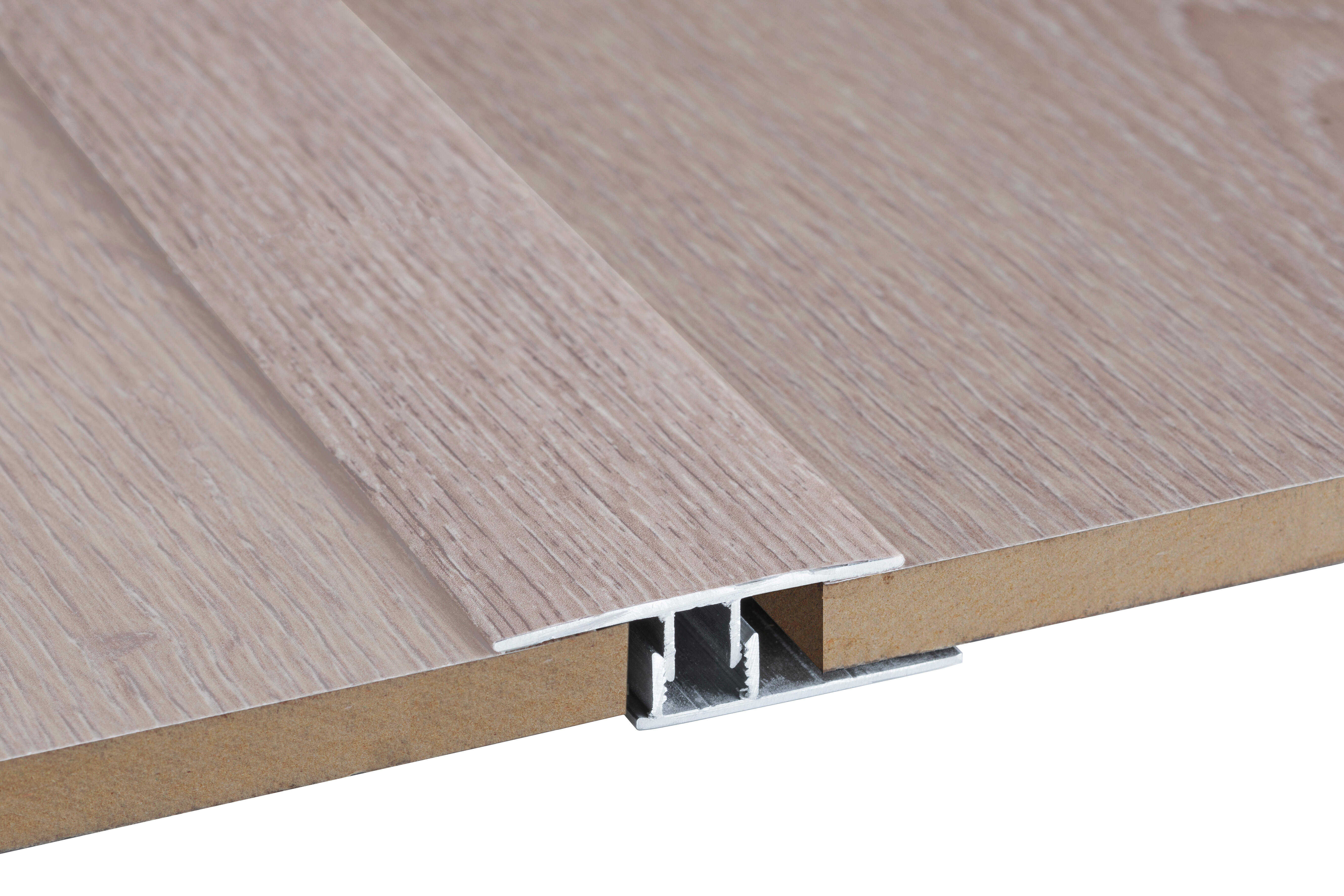 PERFIL TRANSICIÓN DE ALUMINIO ROBLE CLARO/ROCKFORD 240CM - 2