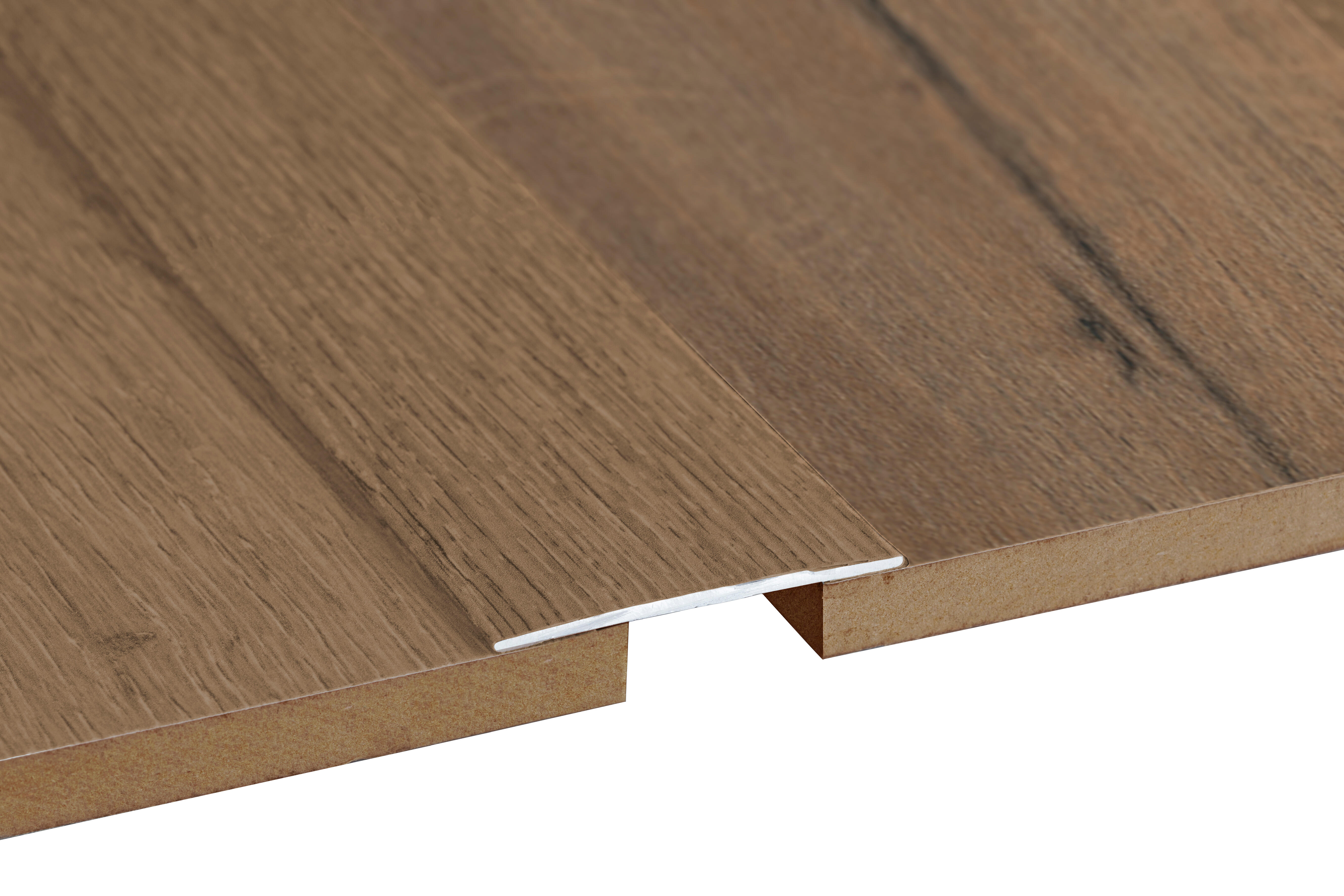 PERFIL TRANSICIÓN ADHESIVO DE ALUMINIO ROBLE PERAL 90CM - 2