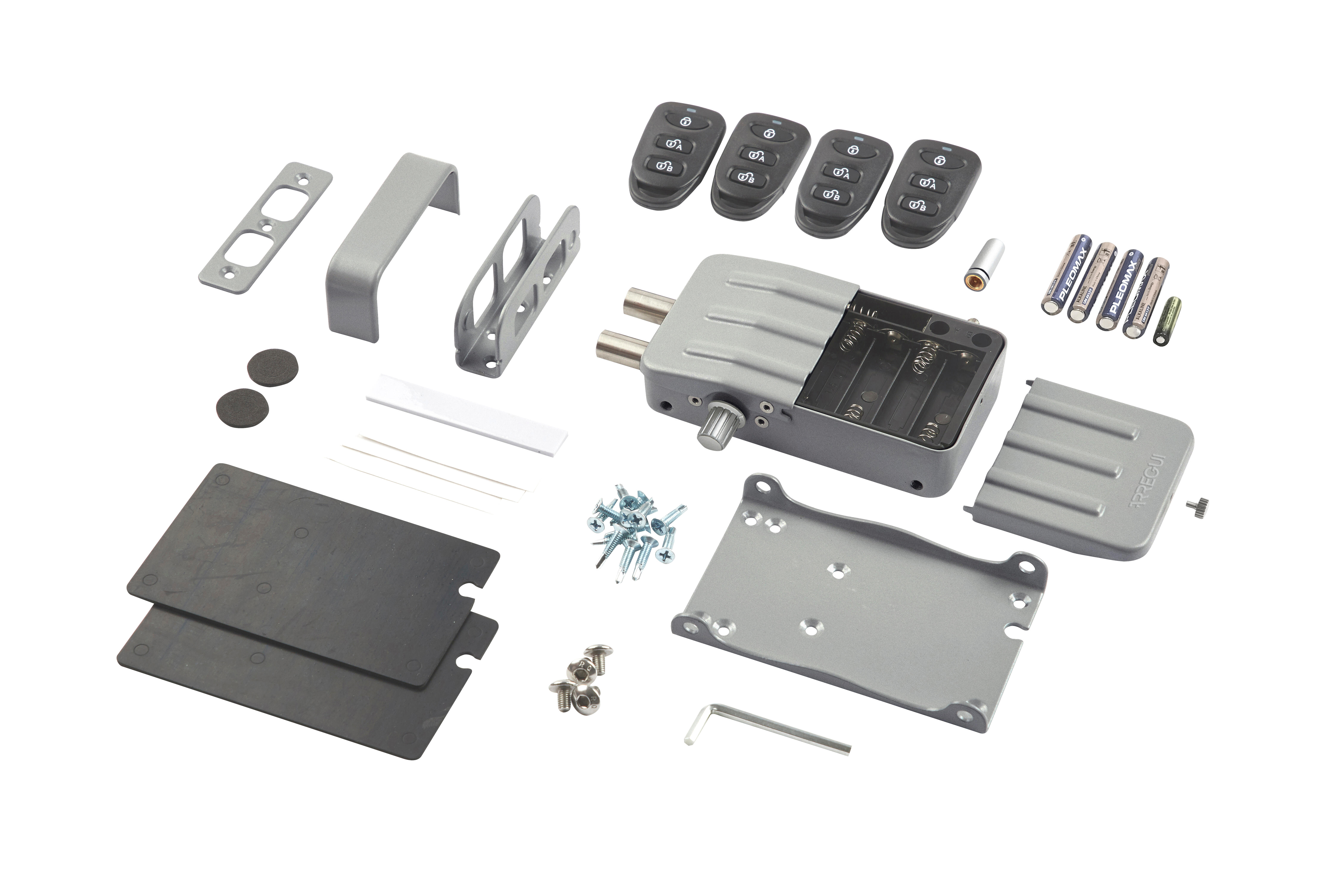 CERRADURA INVISIBLE CON MANDO A DISTANCIA CI10P PLATA ARREGUI - 2